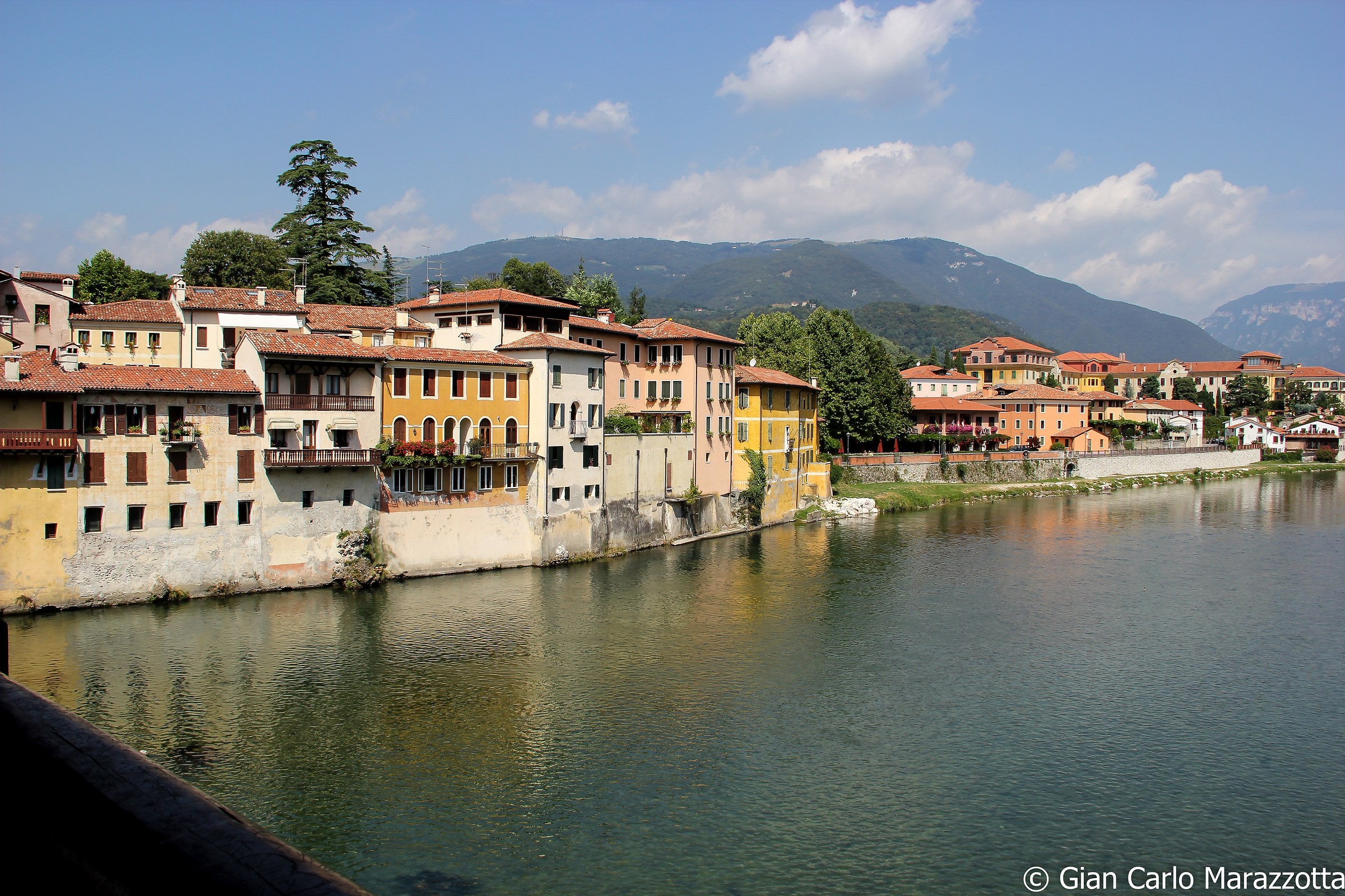 View from the Alpine Bridge - Bassano del Grappa
