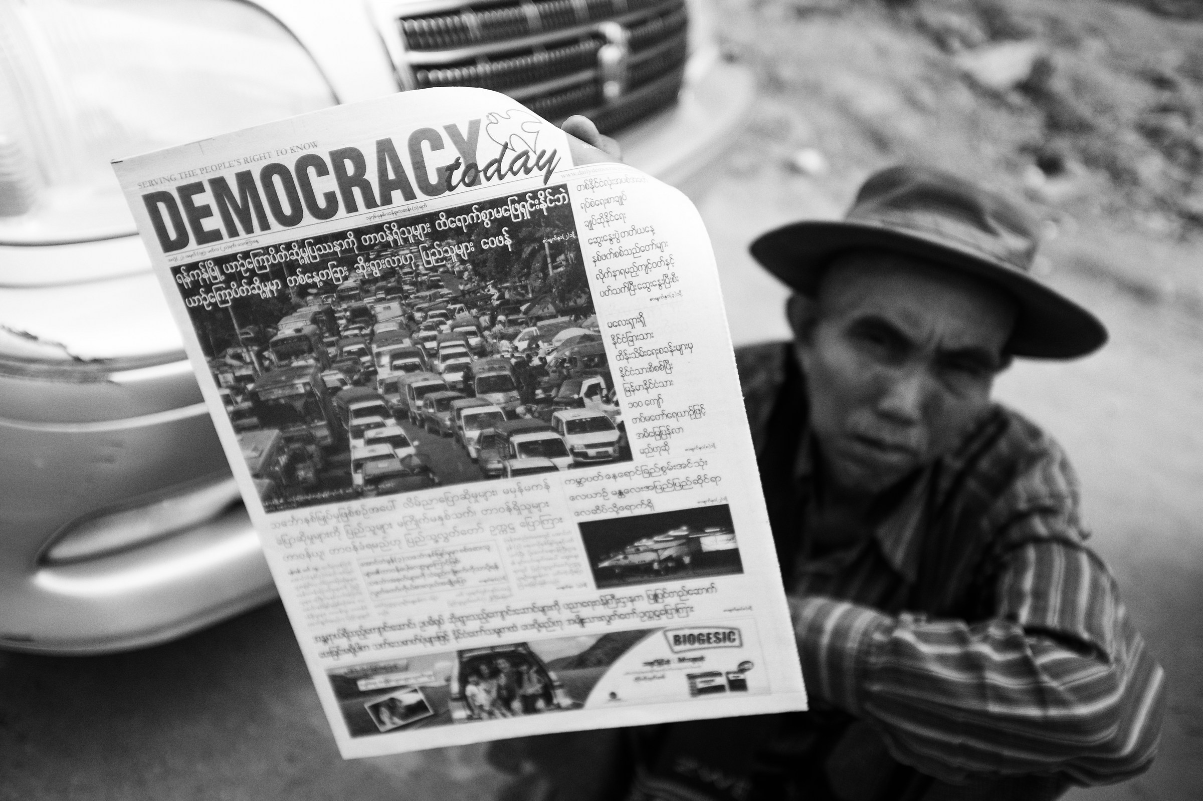 Waiting for democracy.