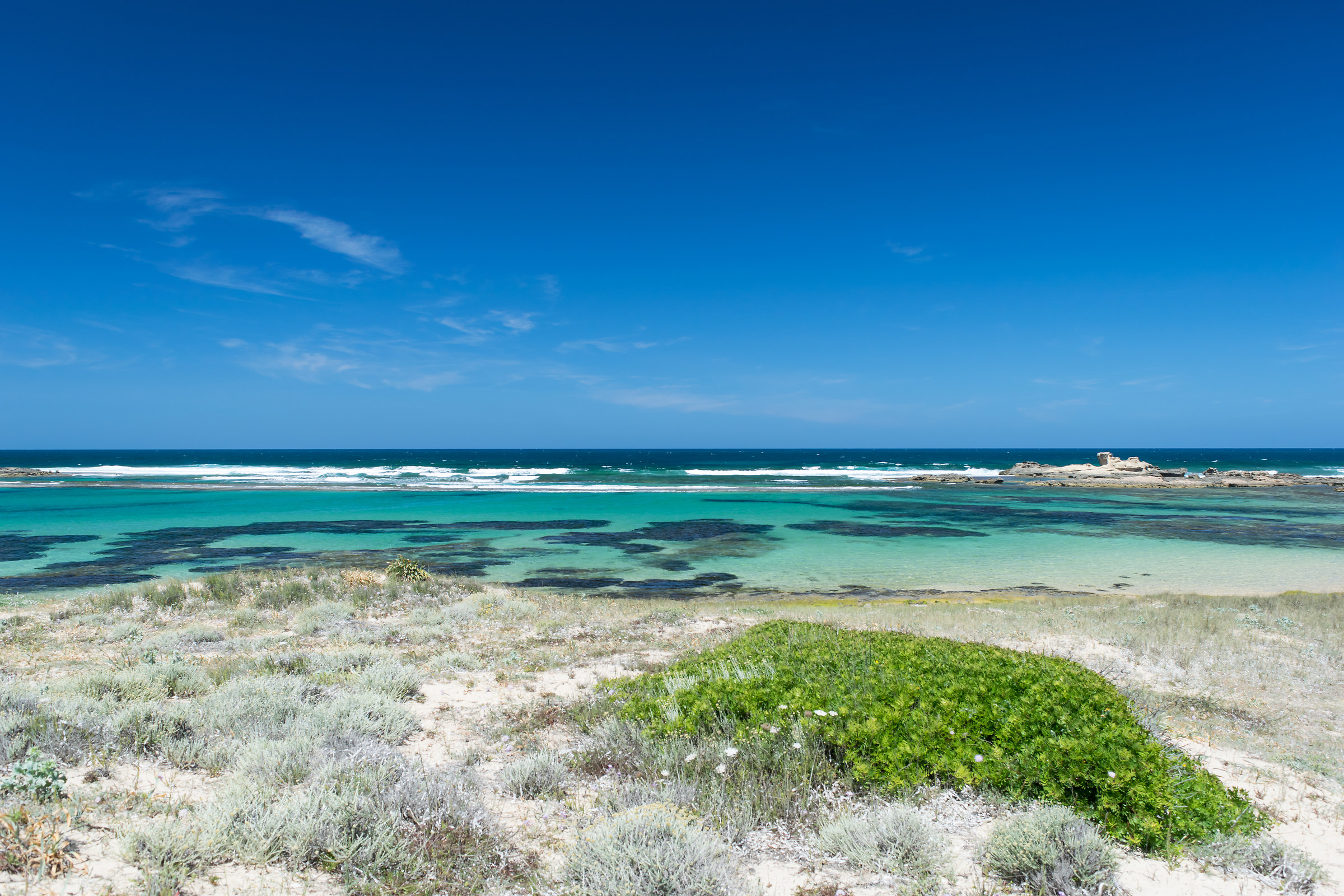Beach, sea and sky ...