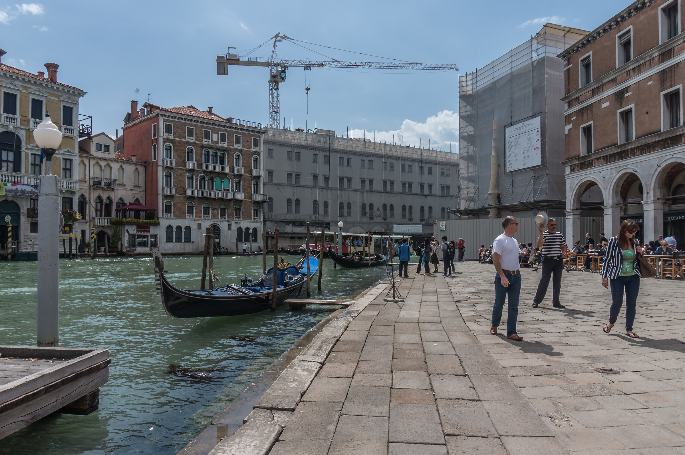 Fondaco of the Germans and Pal. Of the Camerlenghi in restor...