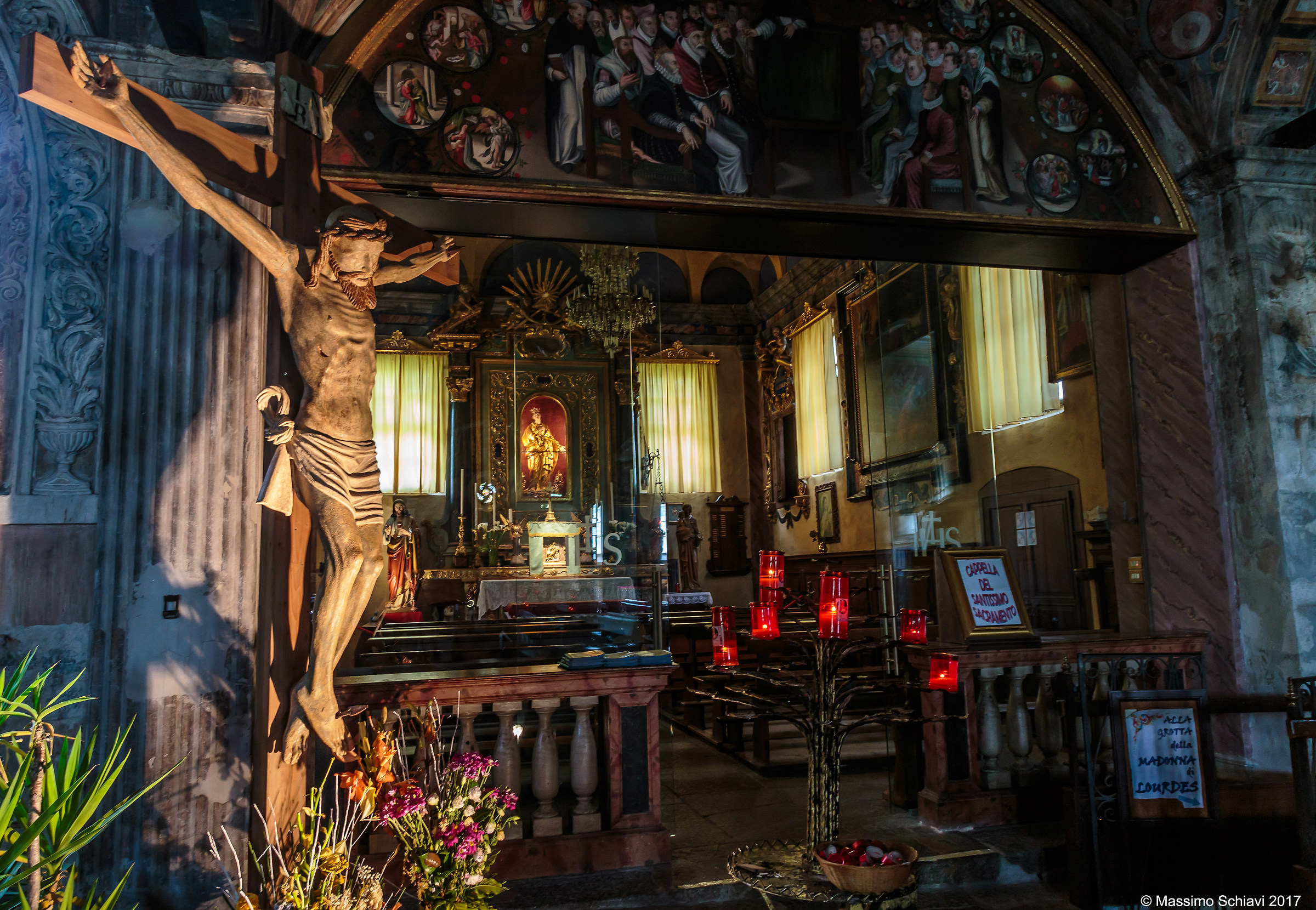 Wooden Crucifix - Church of San Gaudenzio - Baceno