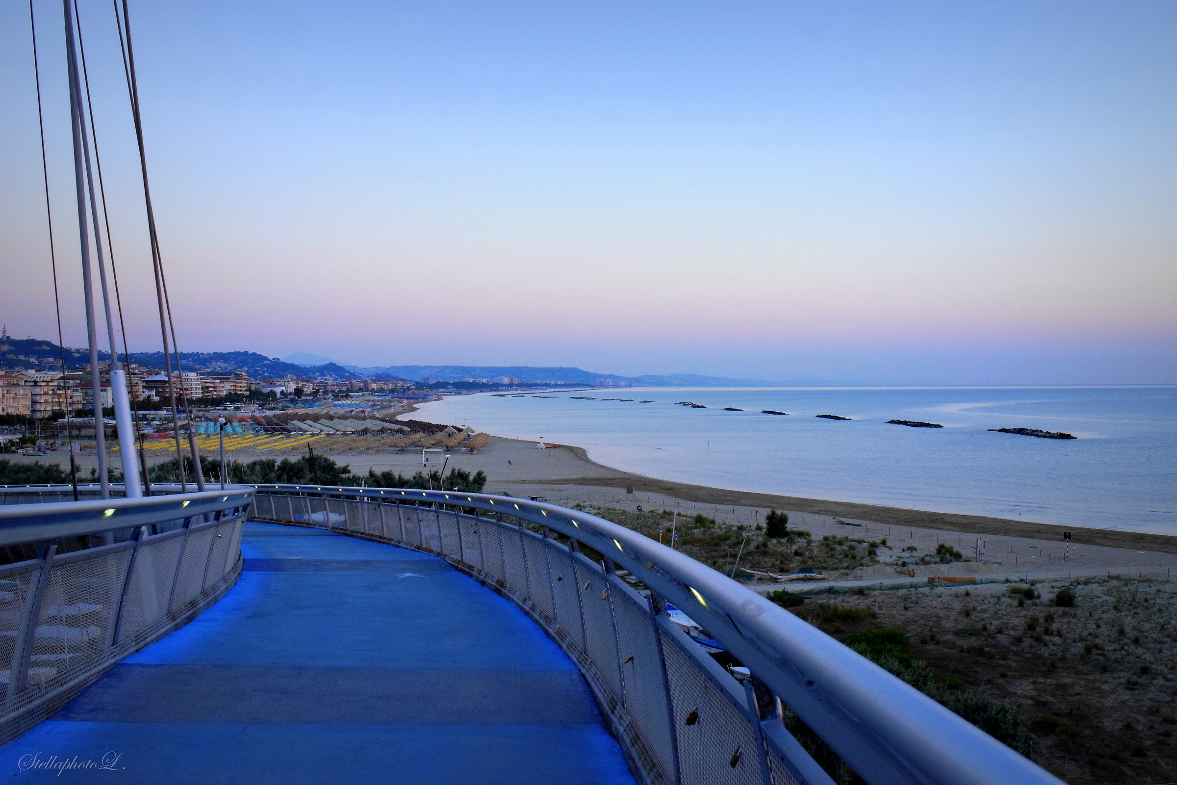 View from the sea bridge