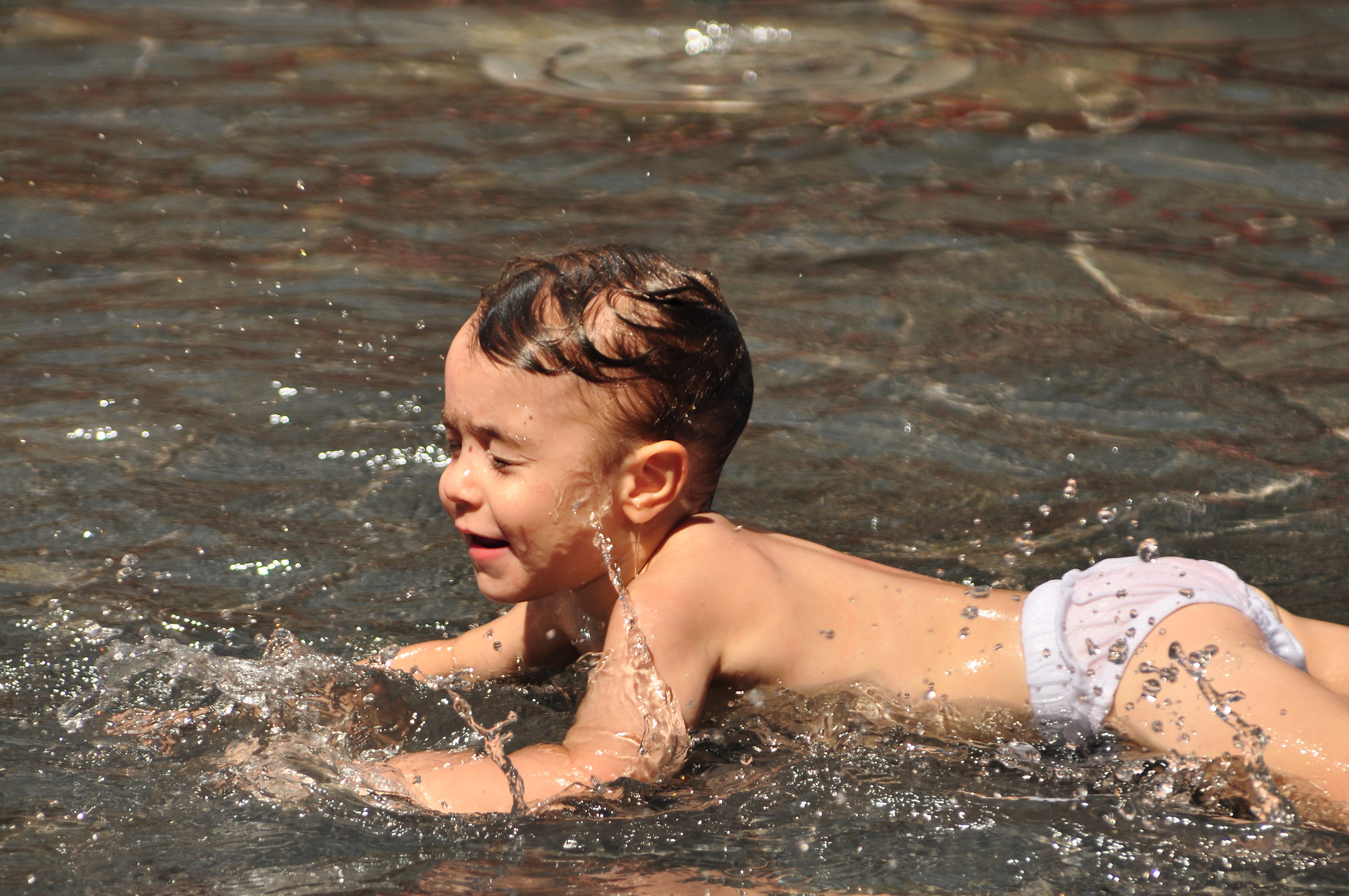 Photo Marathon 2017, giochi d'acqua