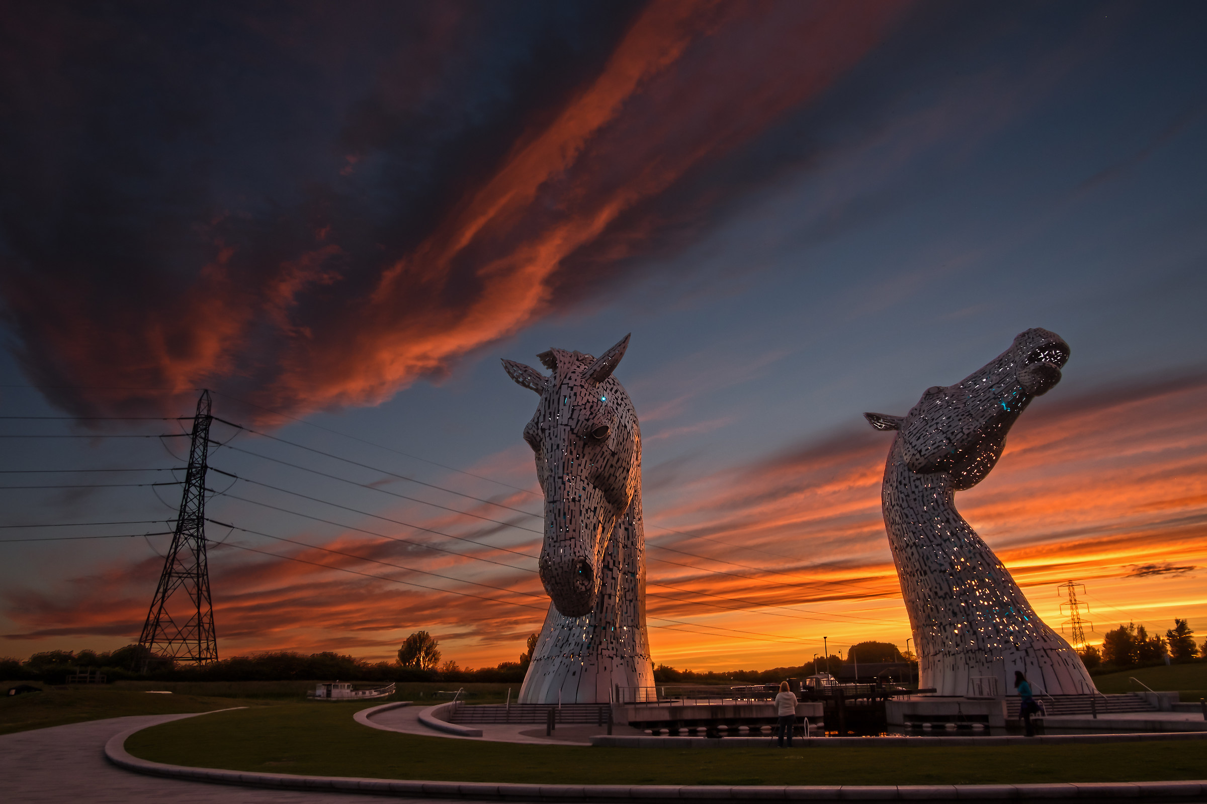 The kelpies sunset 20.06.17