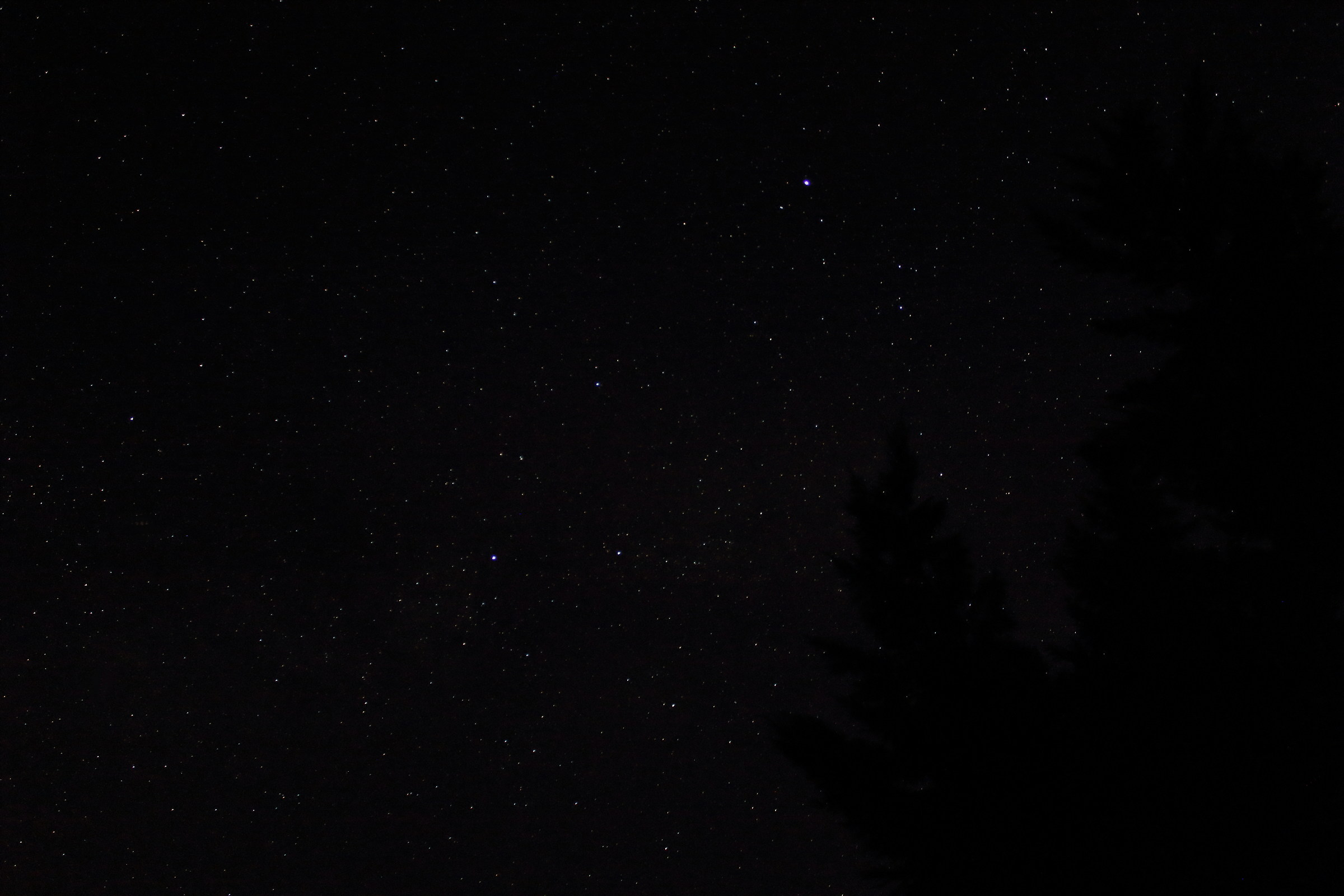 Test fotografico cielo stellato