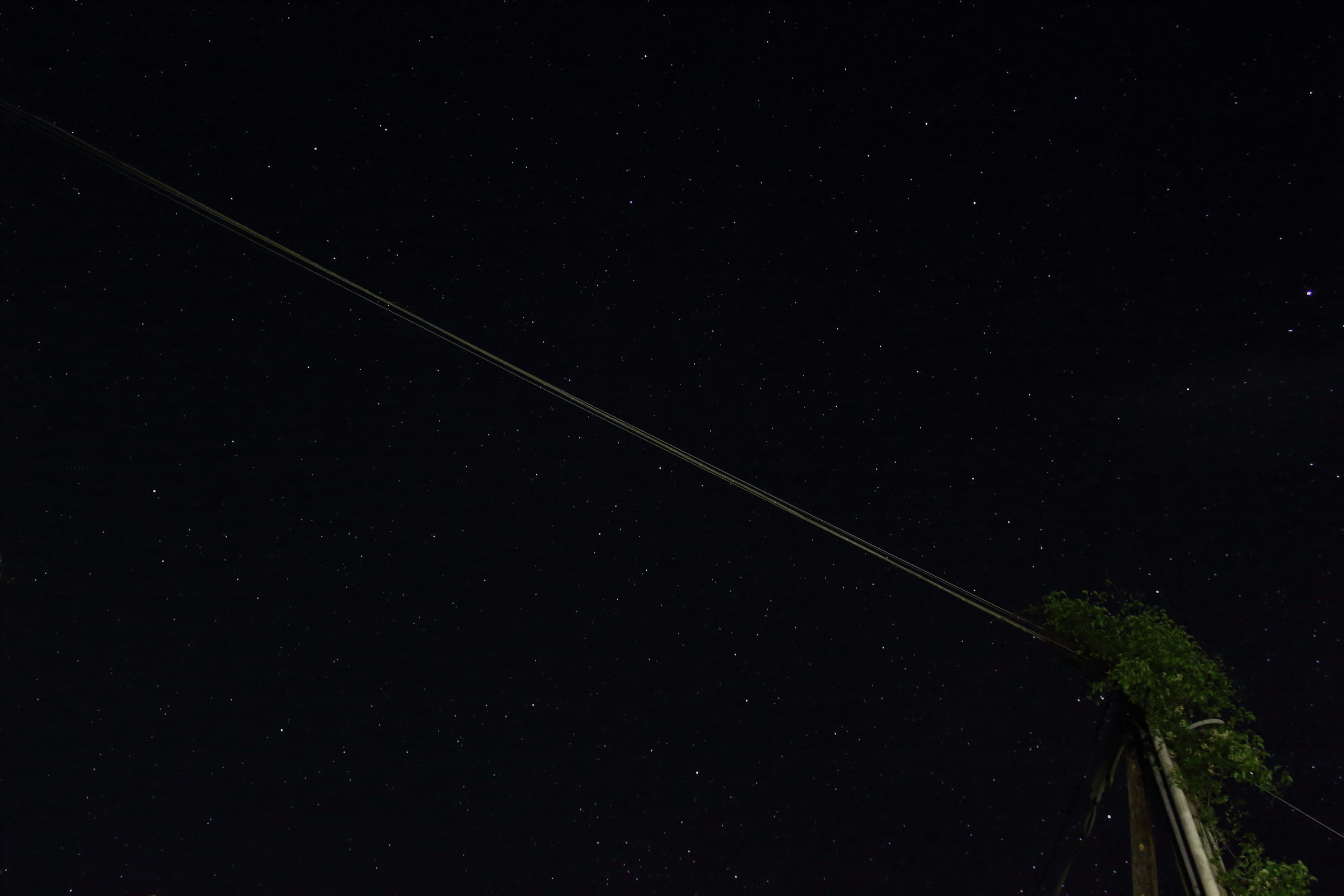 Test fotografico cielo stellato