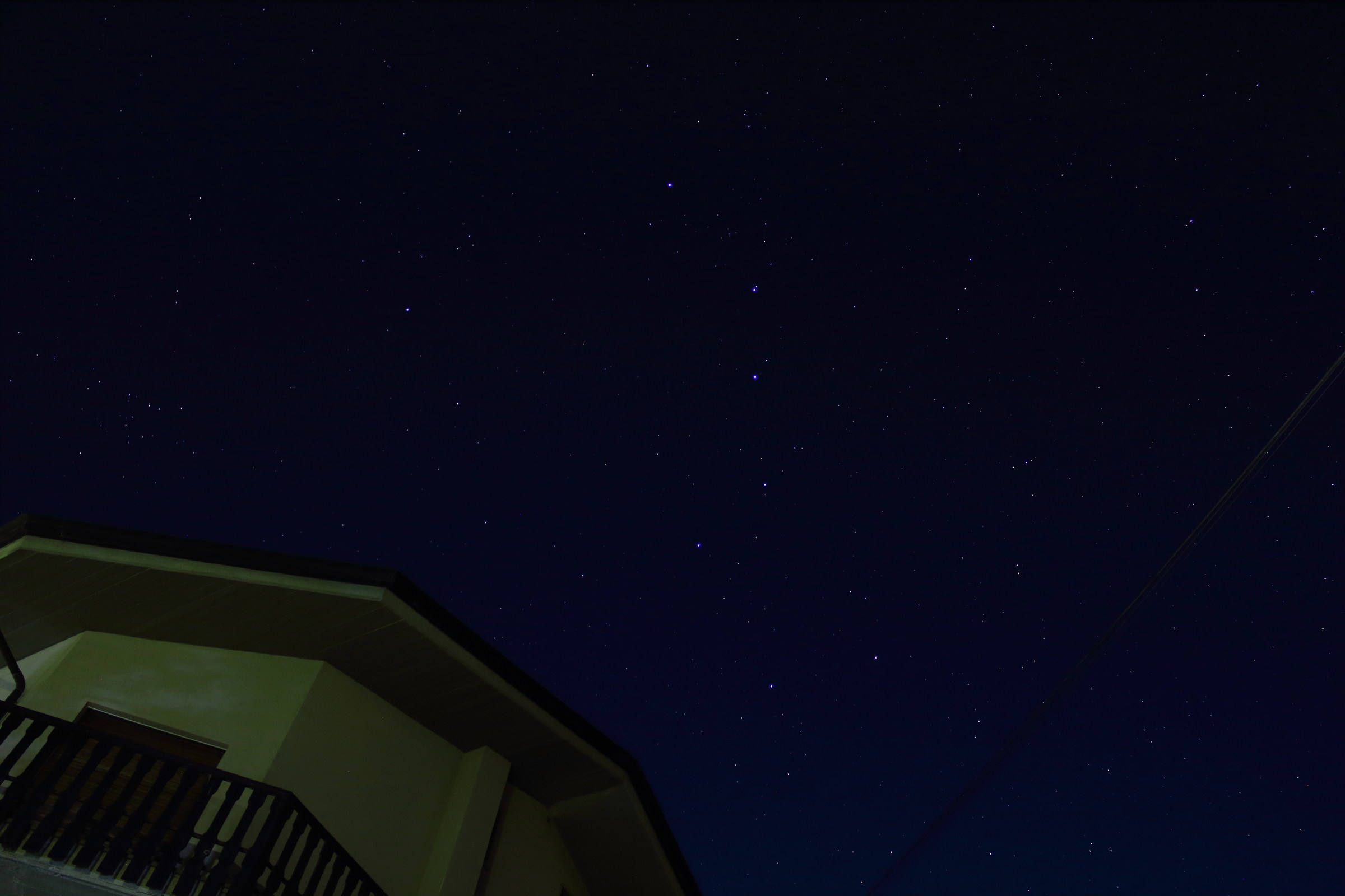 Test fotografico cielo stellato