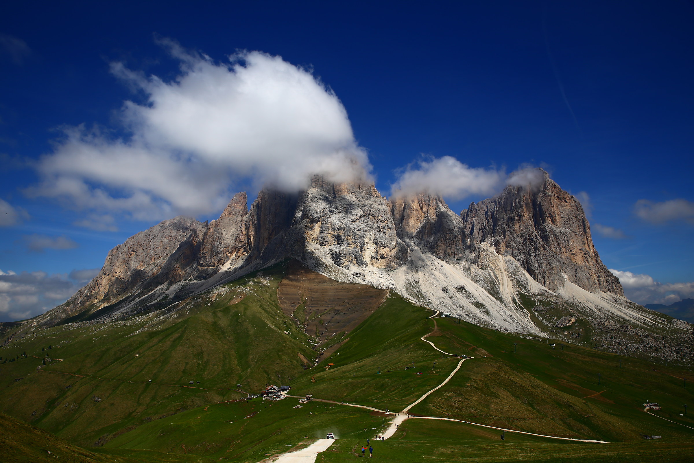 Sassolungo, Cinque dita e Sassopiatto