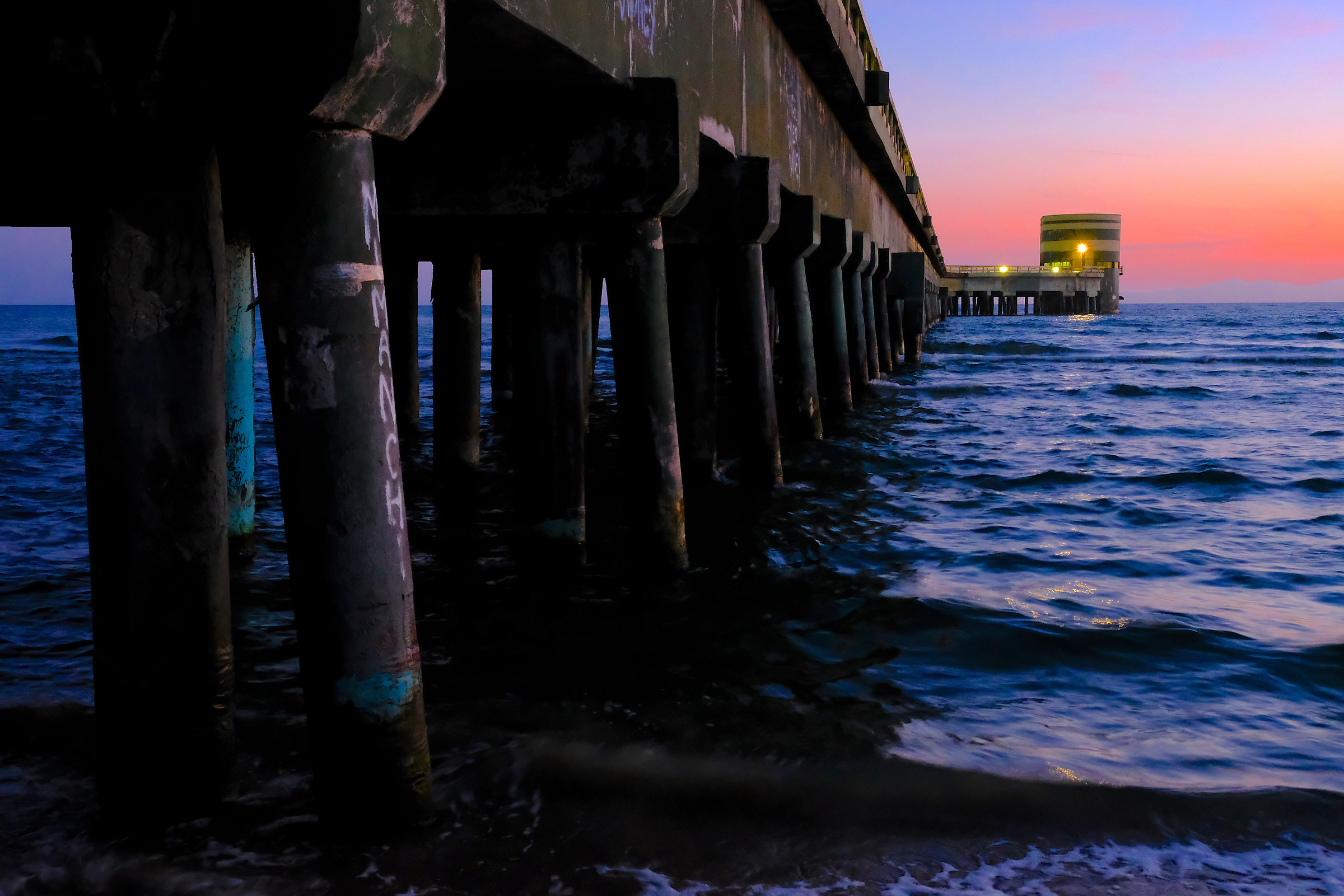 Sunset at the pier