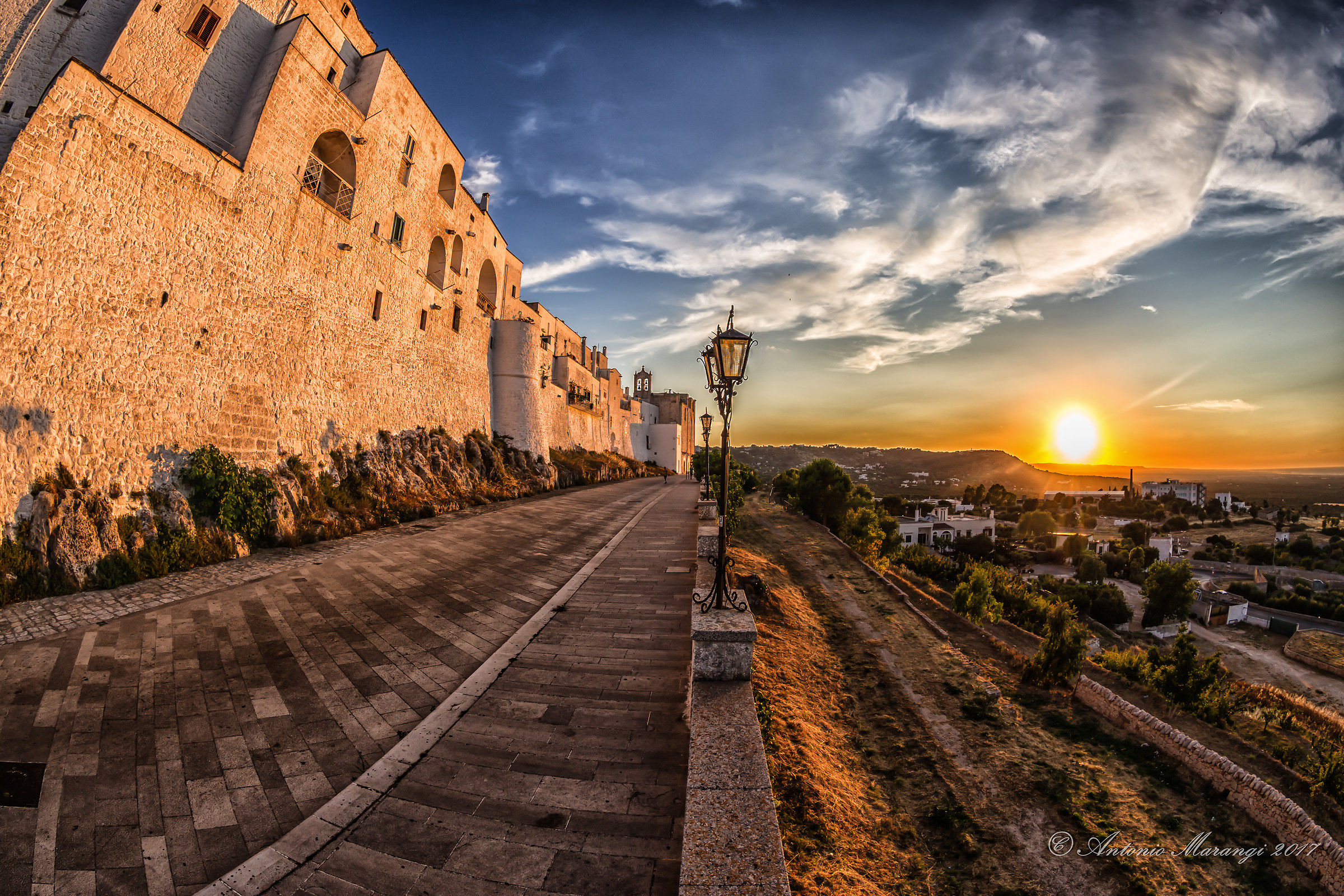 Sunset over the White City