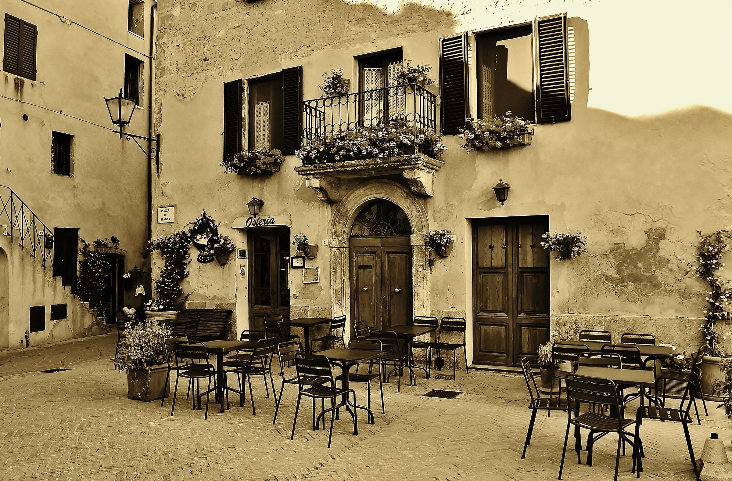 Piazza di Spagna. Pienza