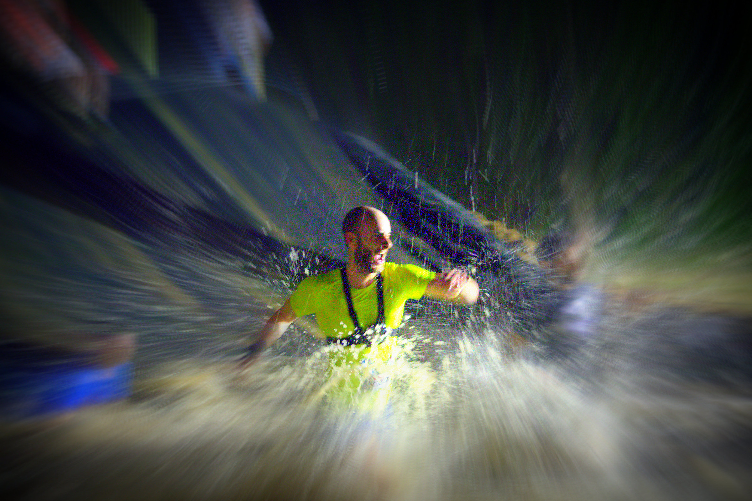 A bit of color out of water