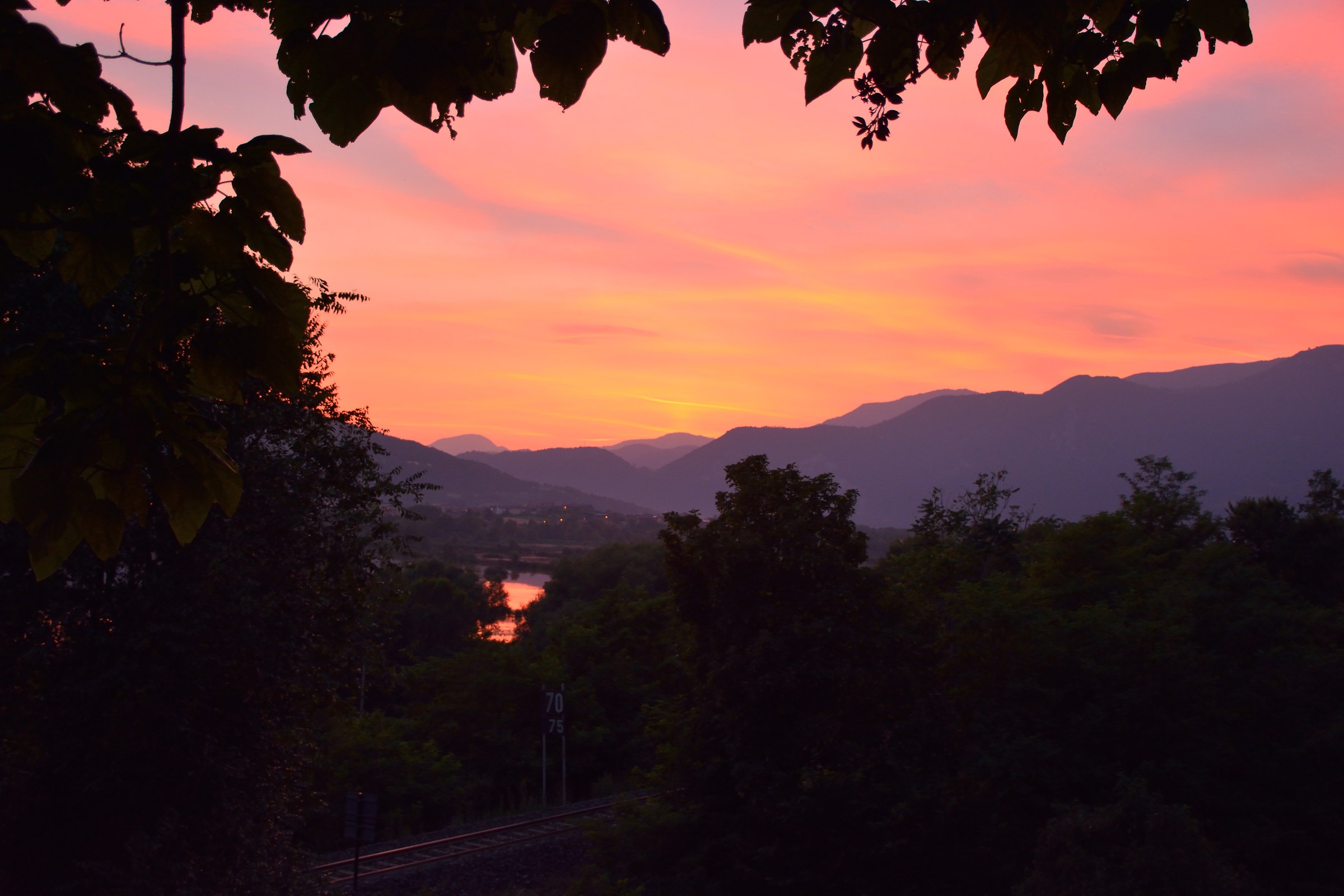 tramonto sulle torbiere (bs)