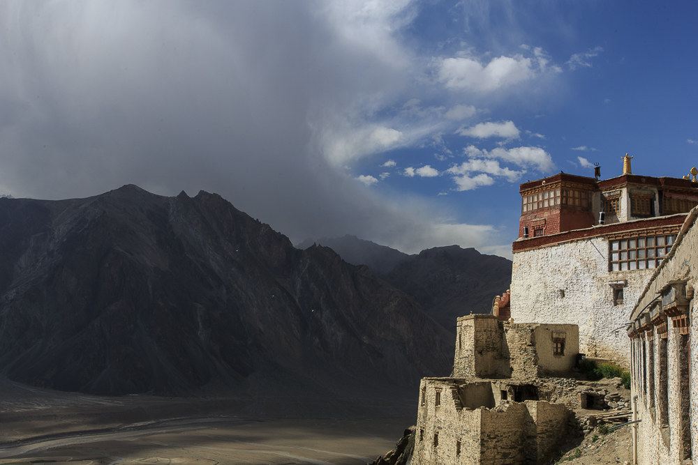 la piana di Padum dall'alto