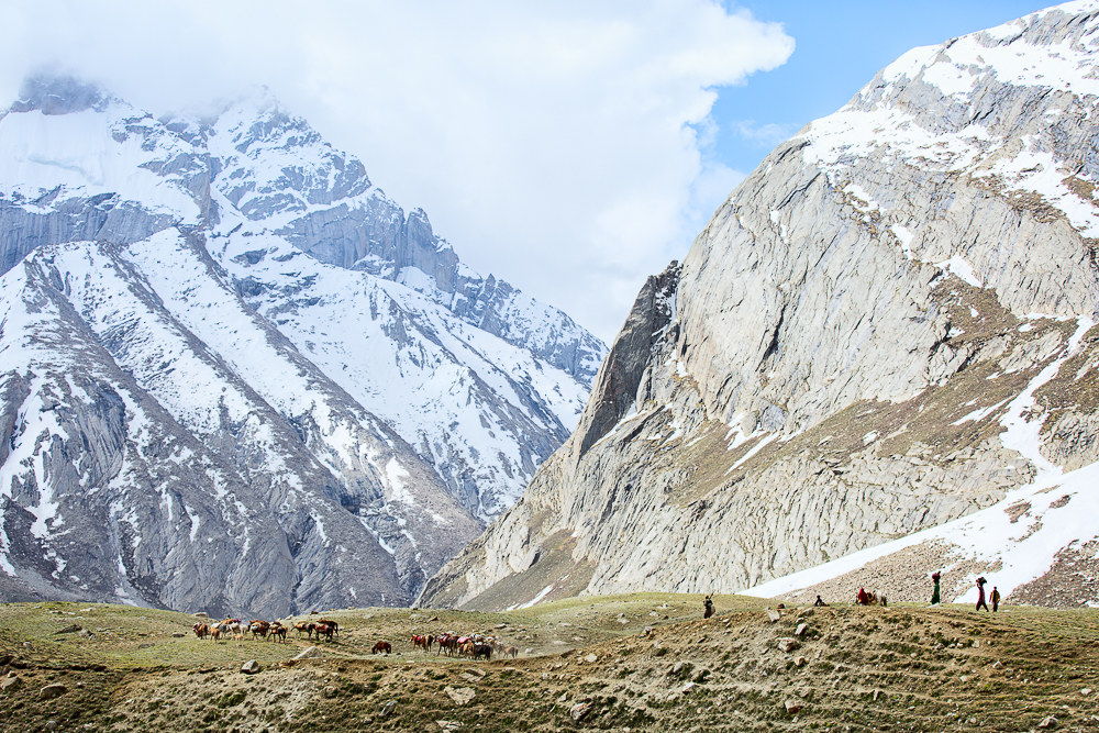 La partenza dei nomadi