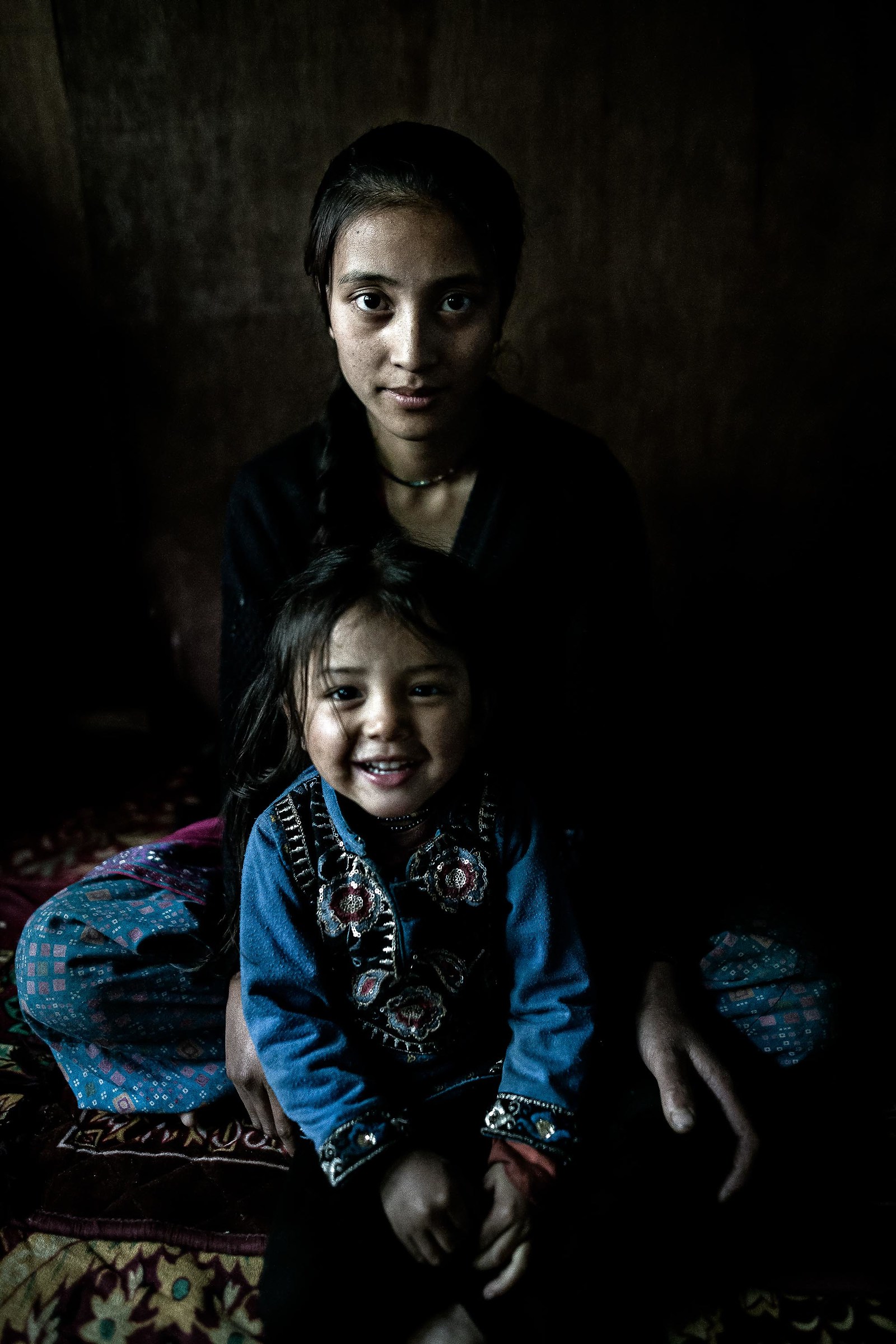 Mother and daughter in Zanskar