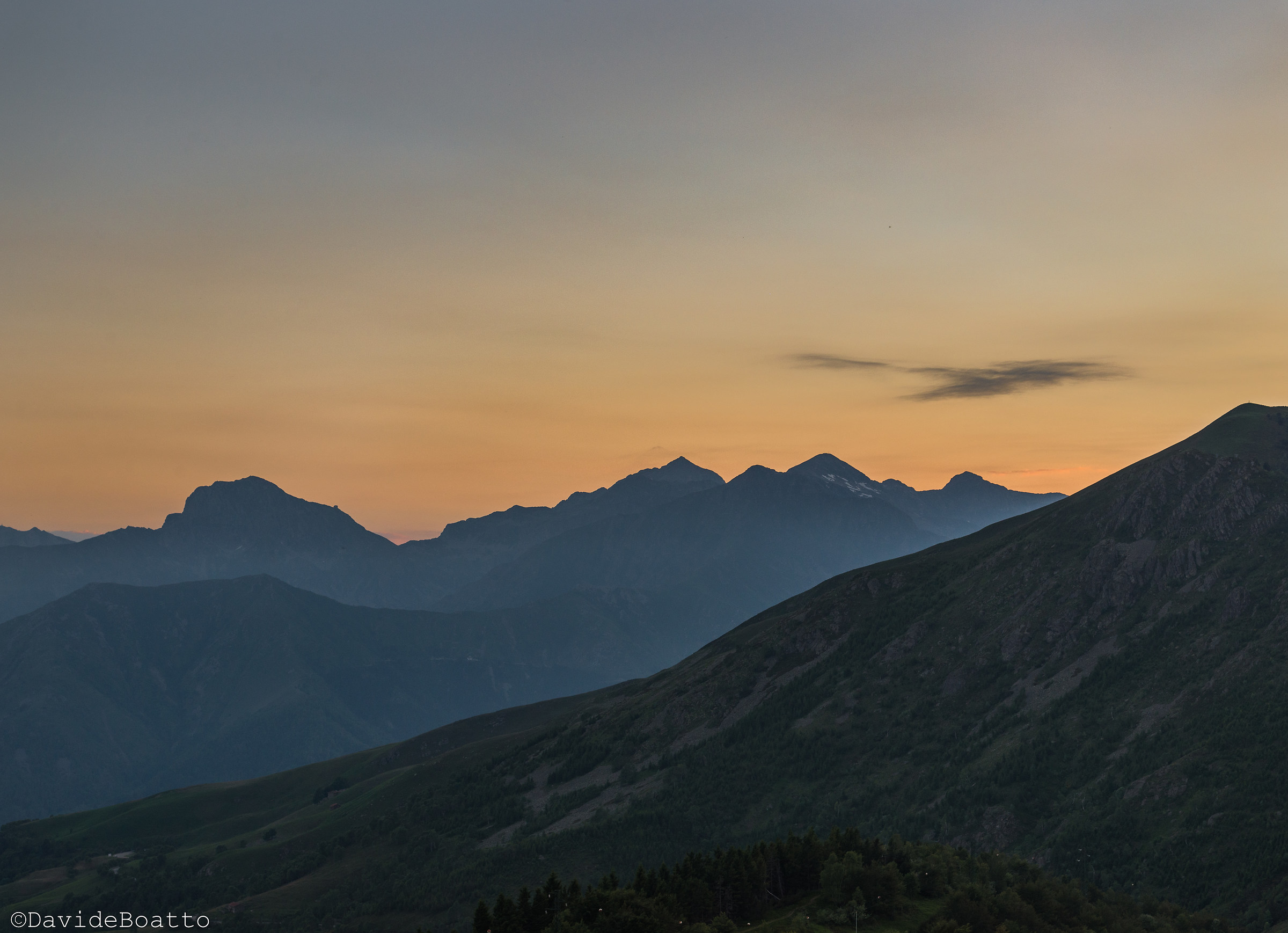 Tramonto da Bielmonte