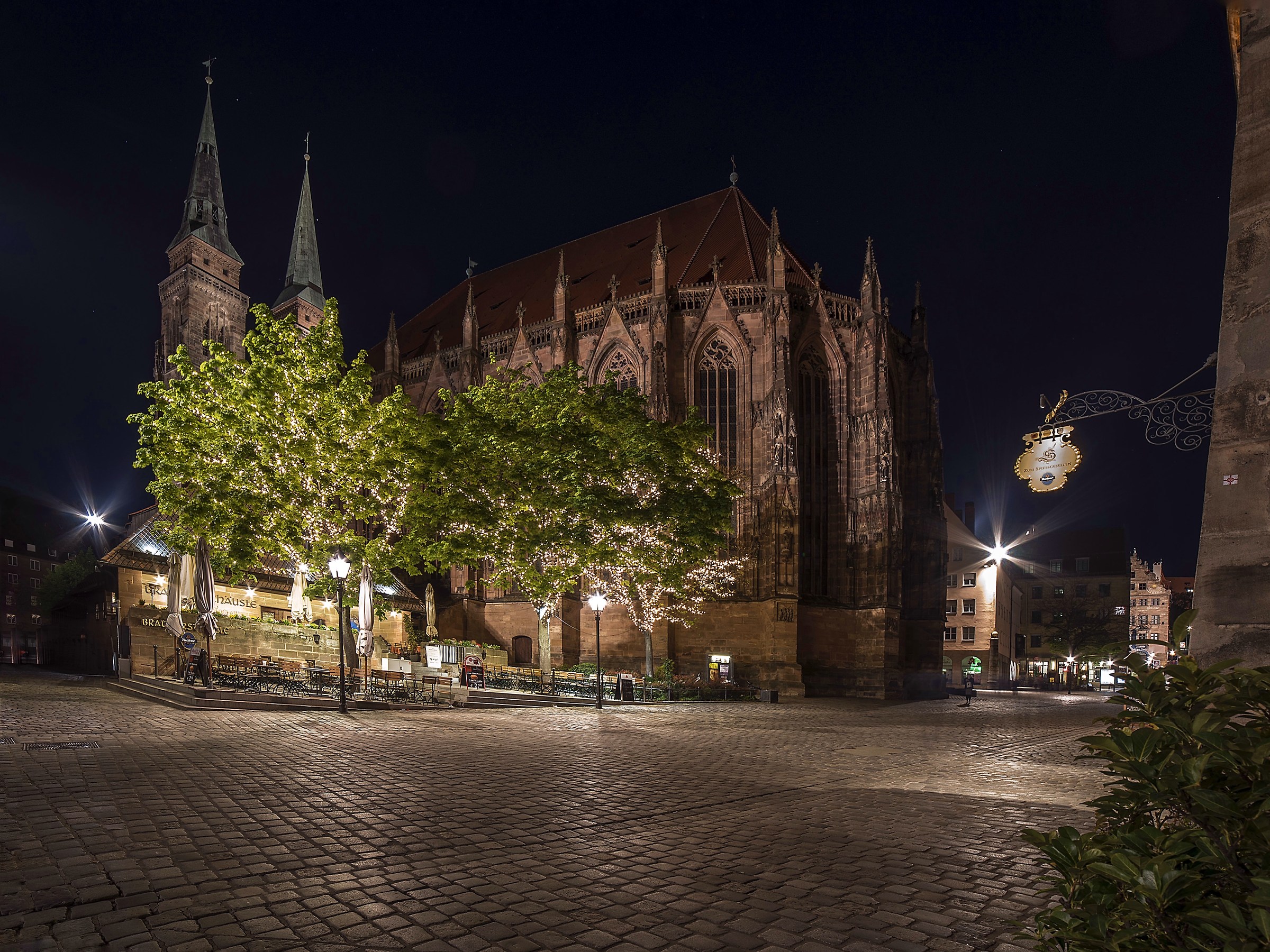 Nuremberg at night