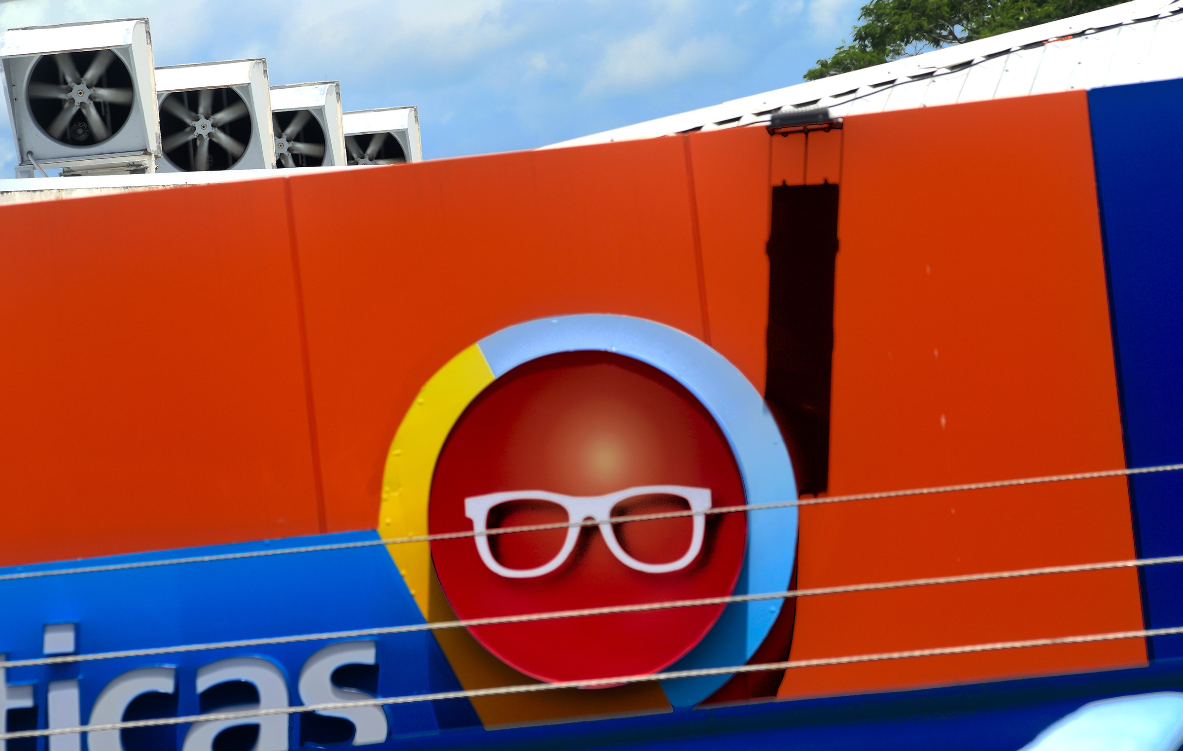 Colored concrete blocks