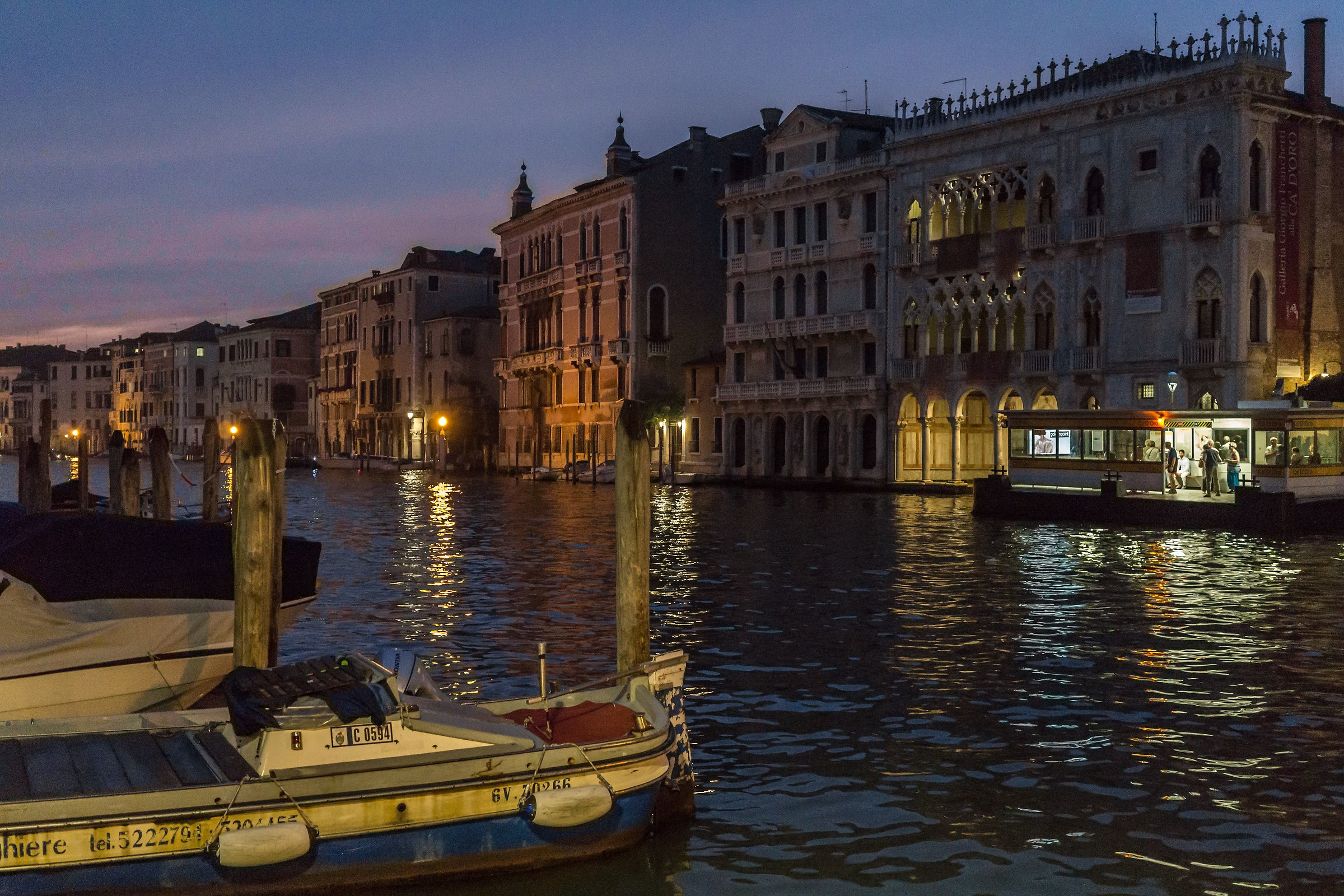Canal Grande and Ca D'Oro from Pescaria
