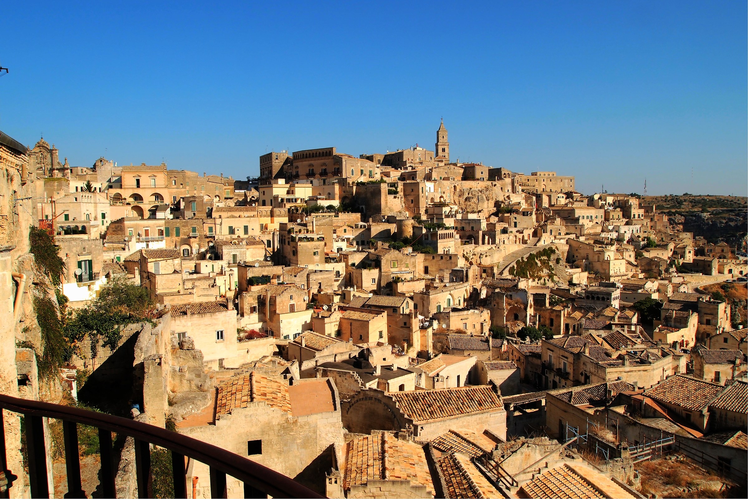 Matera at sunset