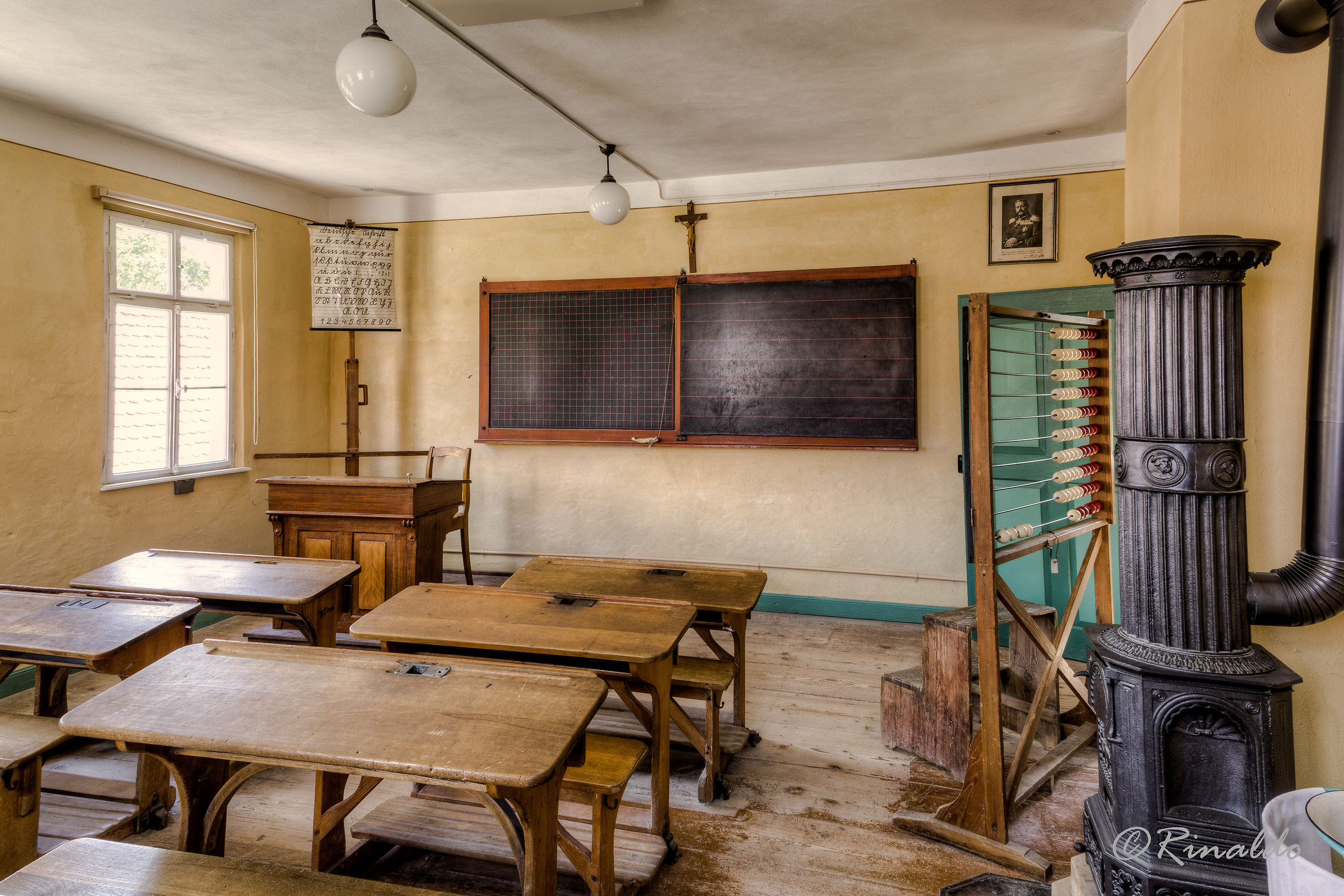 The classroom of a time it was