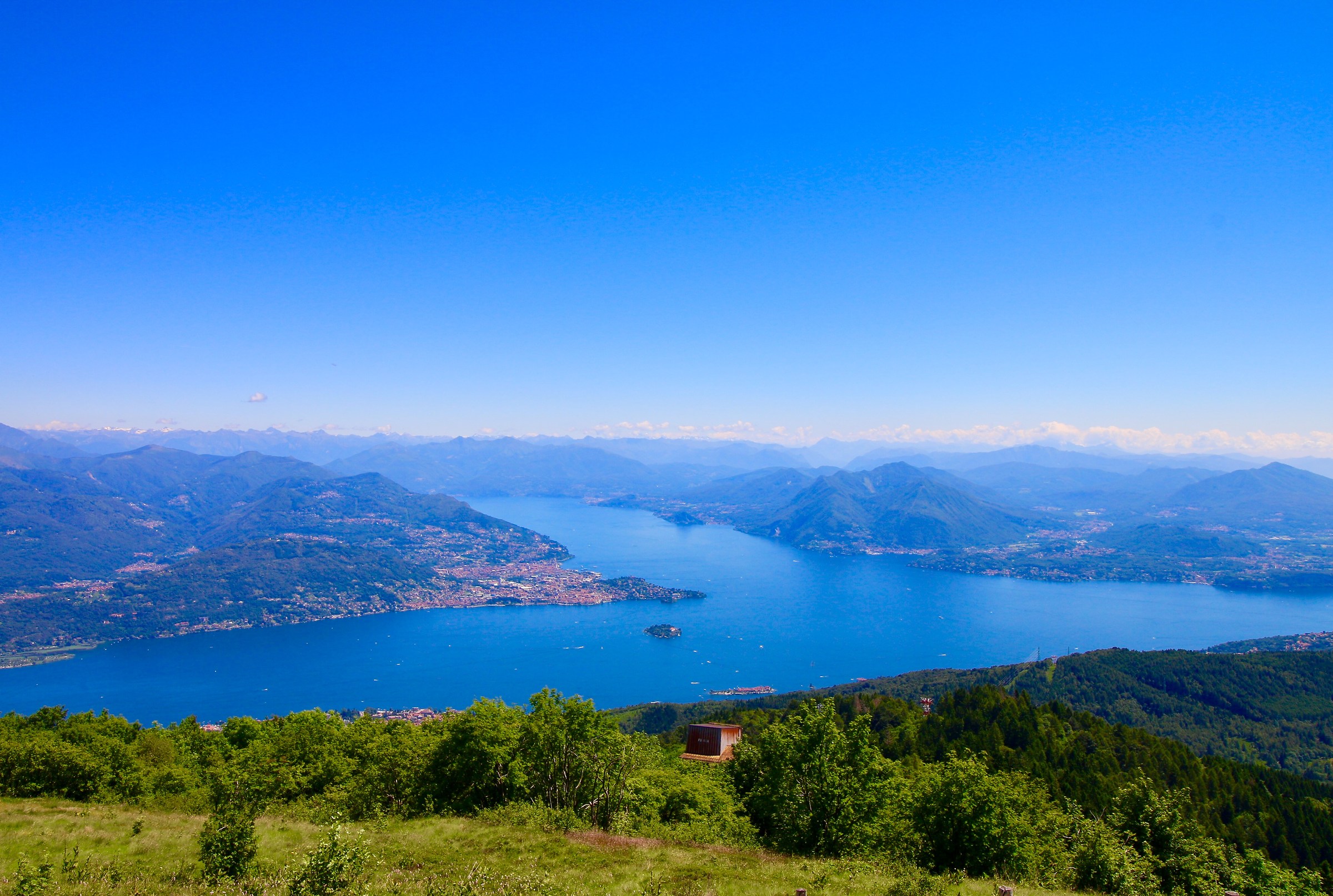 Il Lago Maggiore dal Mottarone.