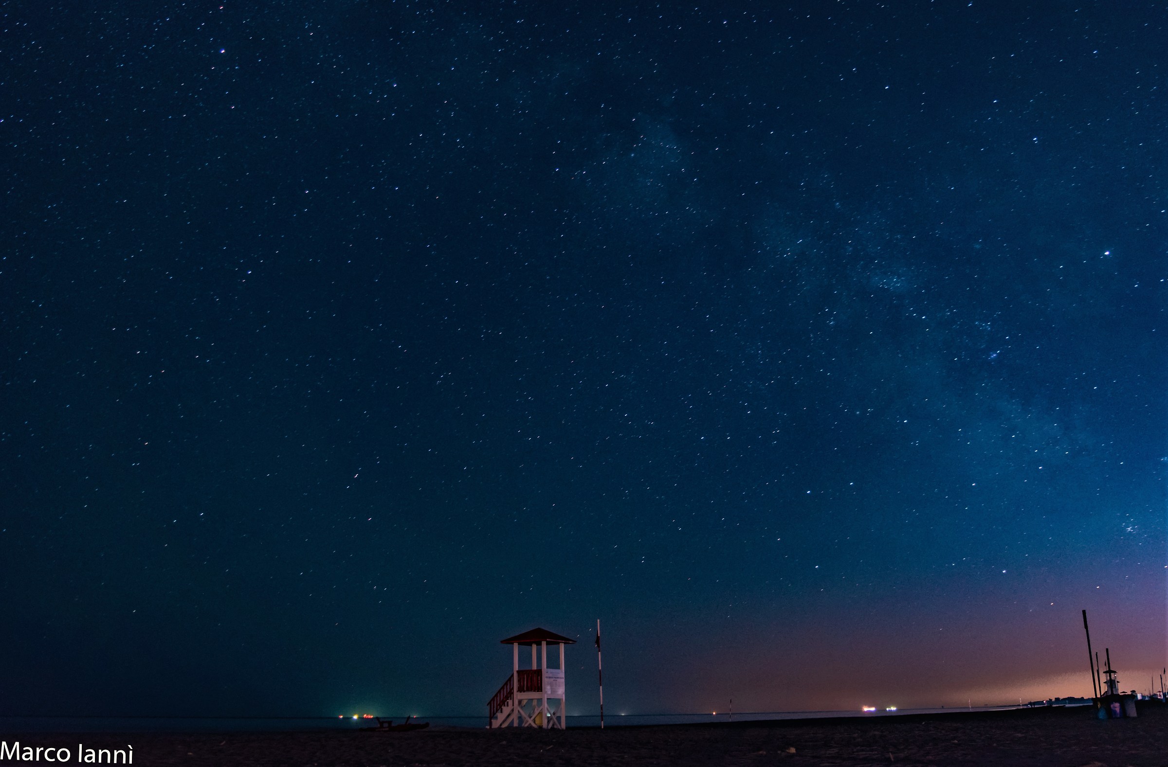 Milky Way on the sea