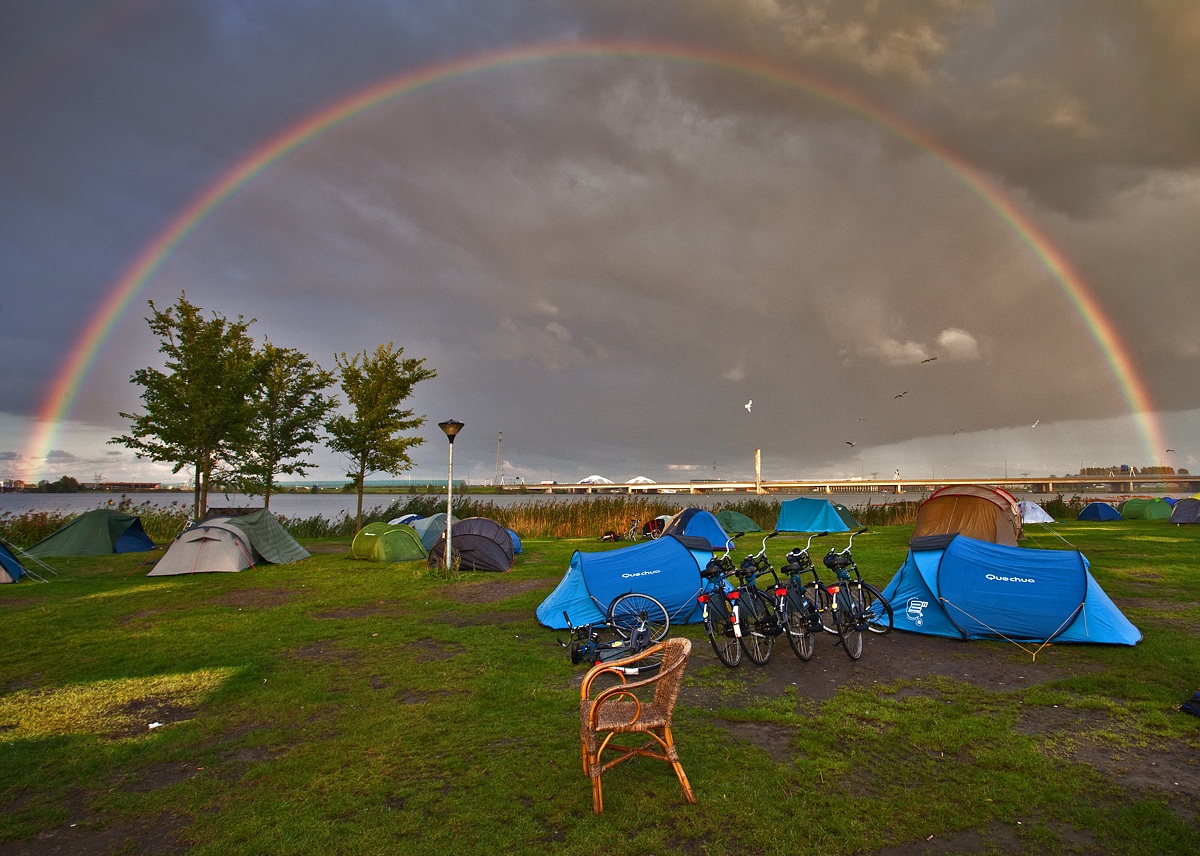 Rainbow to amsterdam
