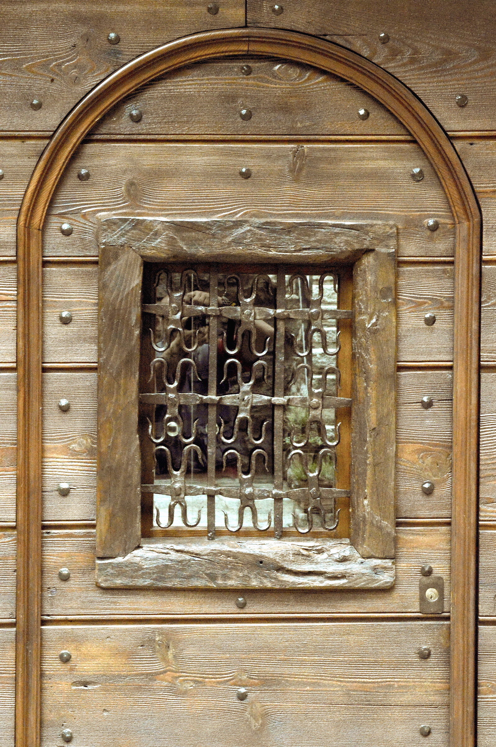 A photographer between the bars ...