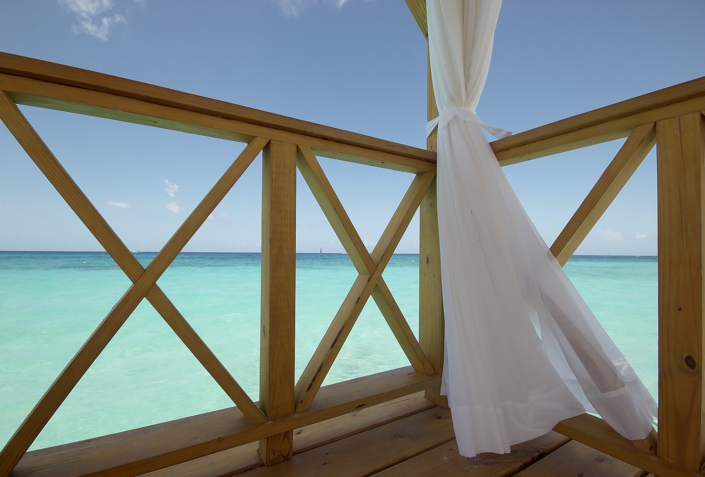 The terrace on the sea