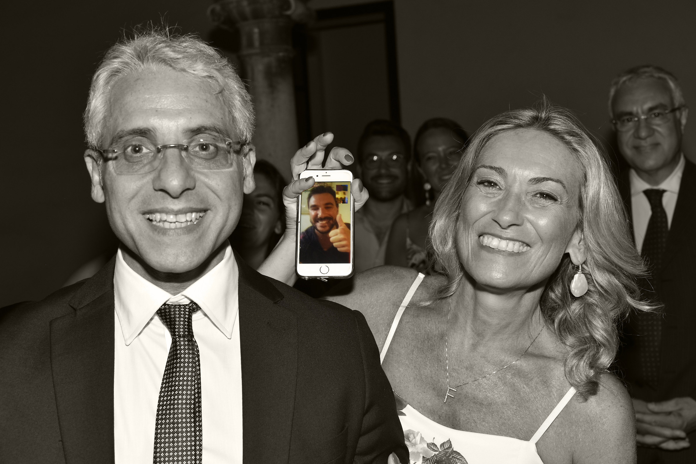 la foto con chi " non c'era" .....