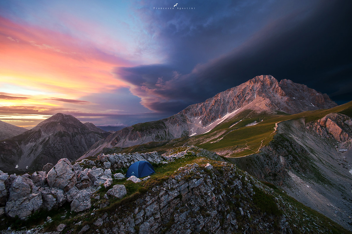 Sunset on the Great Horn