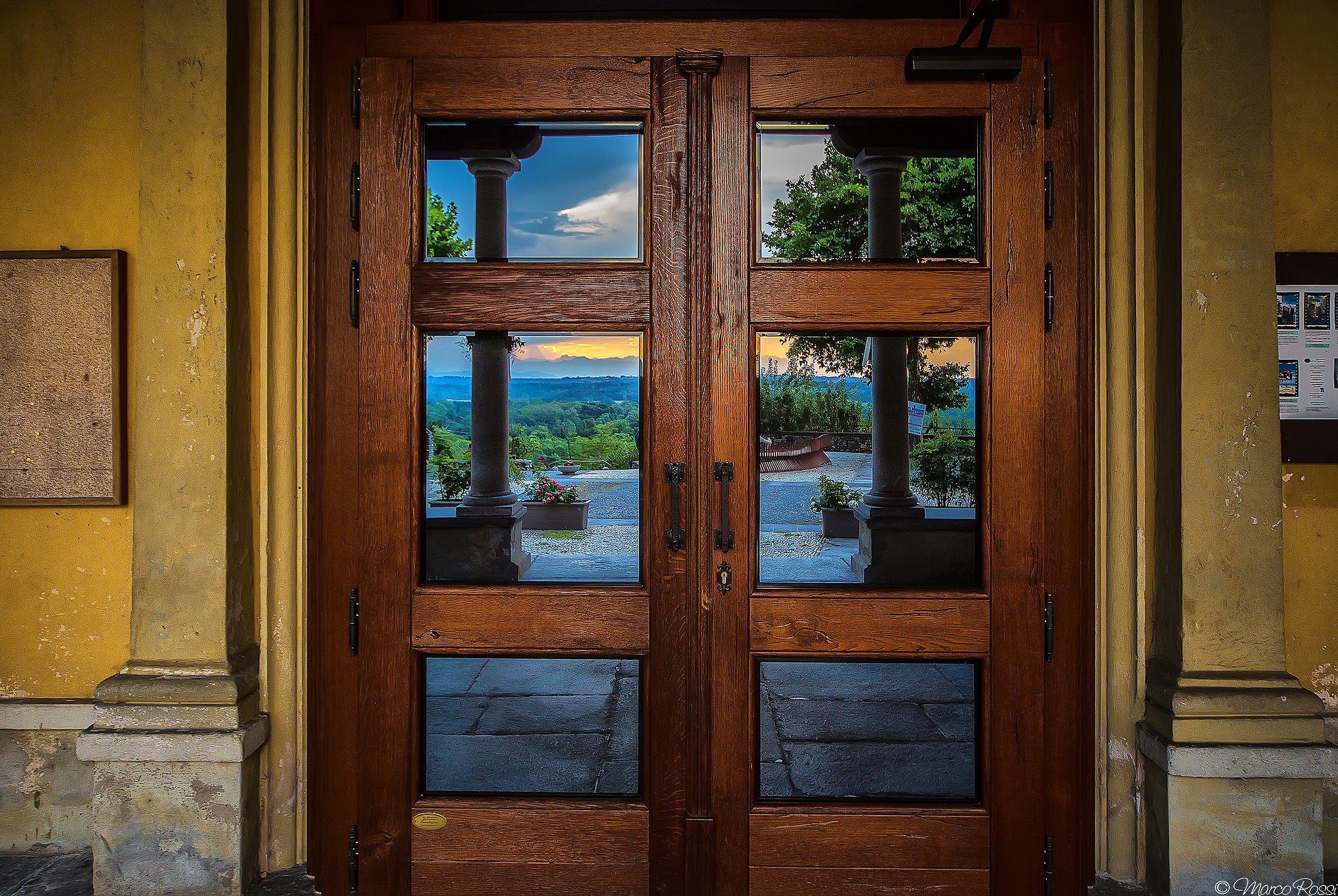 Reflections in the evening