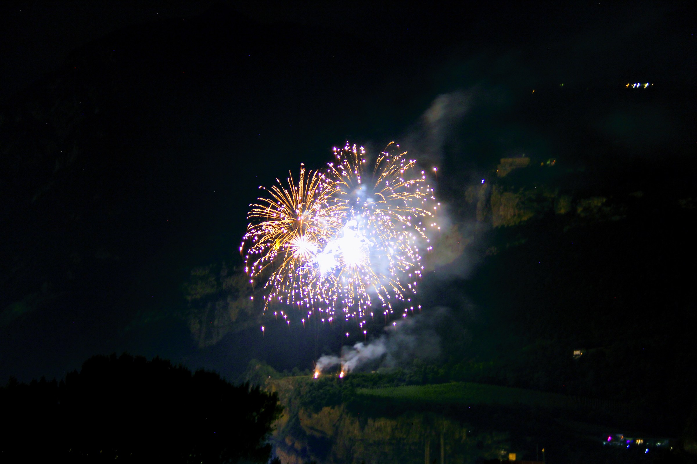 Fuochi d'artificio Feste Vigiliane Trento 2017