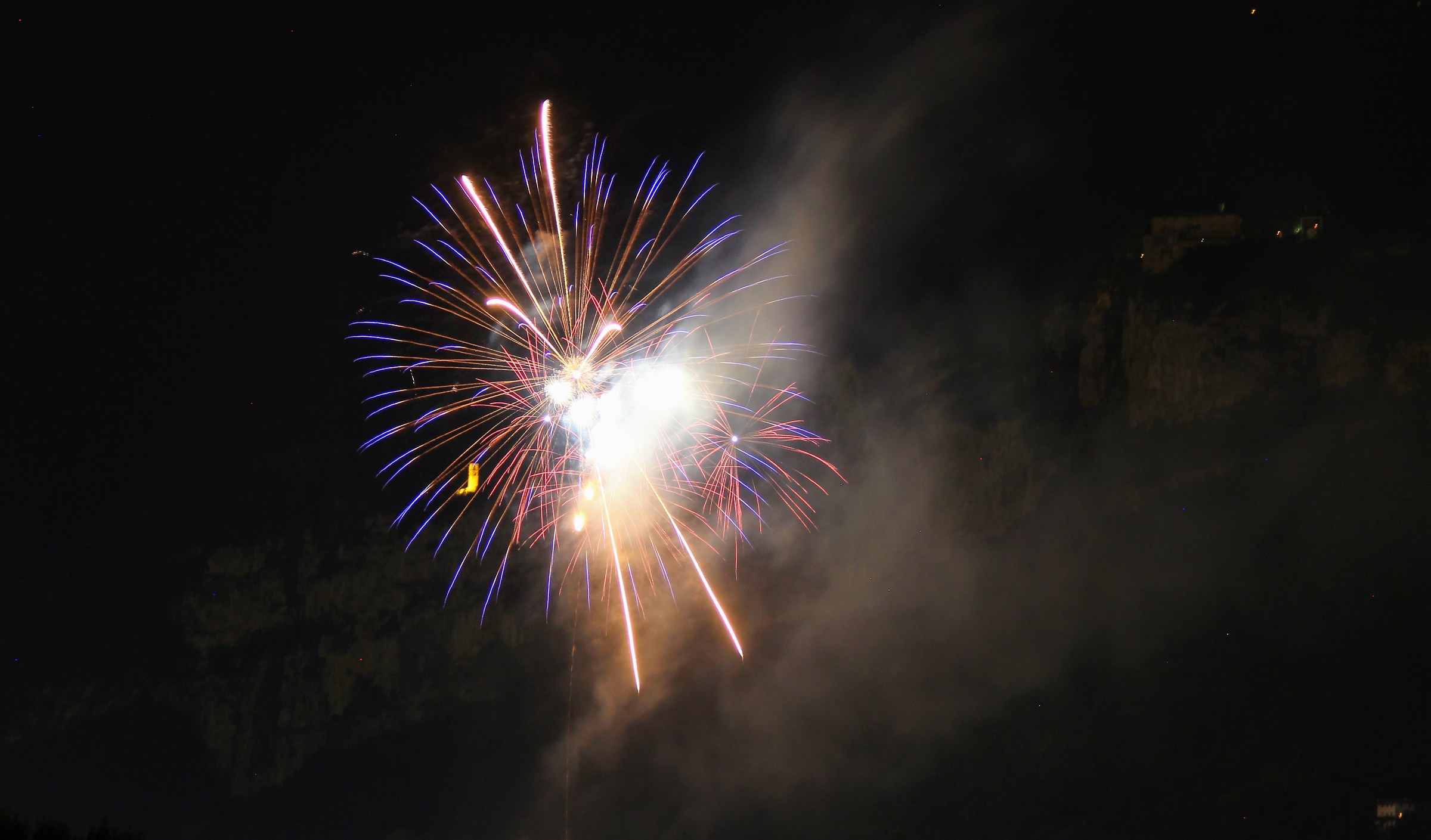 Fuochi d'artificio Feste Vigiliane Trento 2017