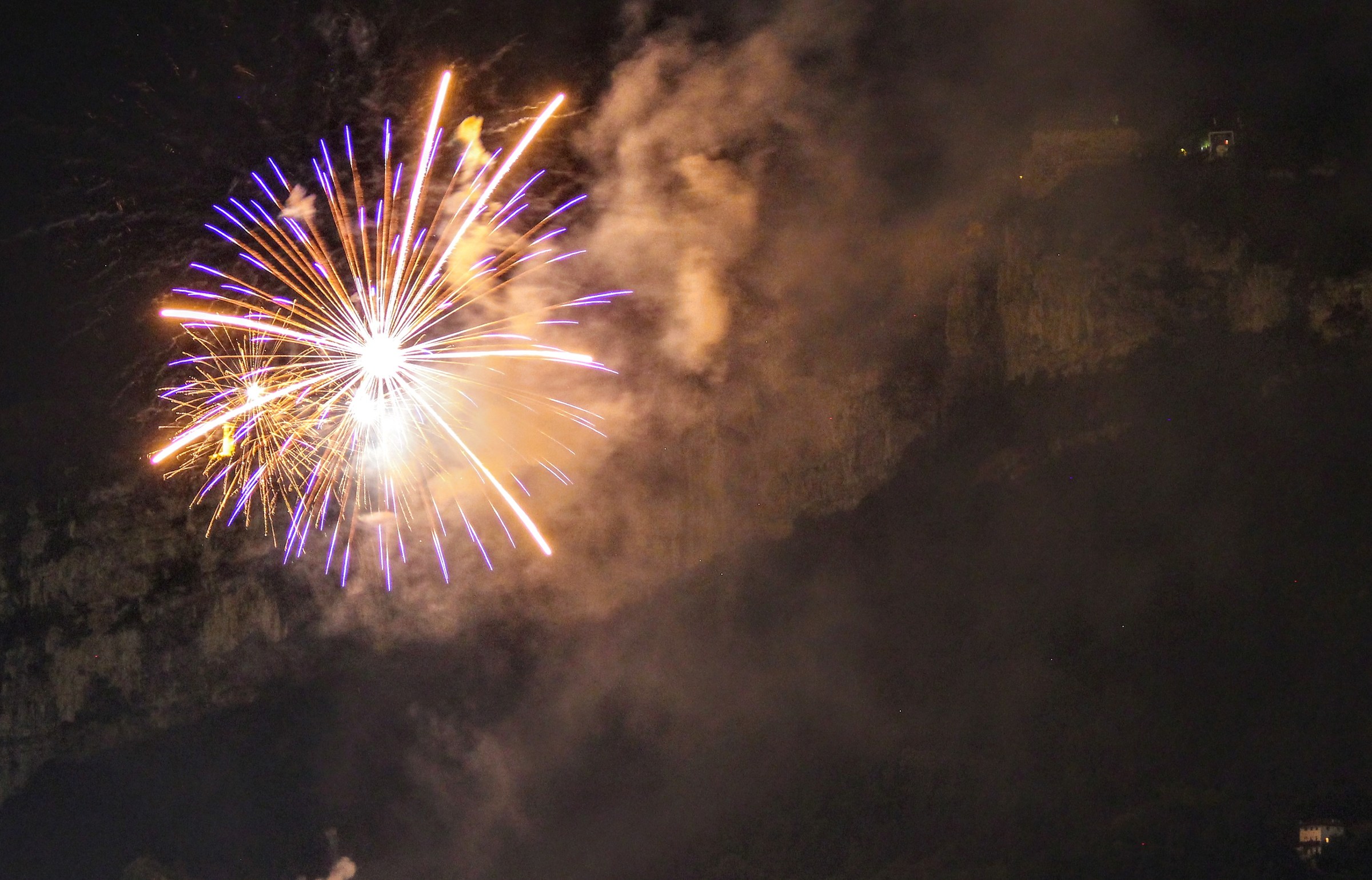Fuochi d'artificio Feste Vigiliane Trento 2017