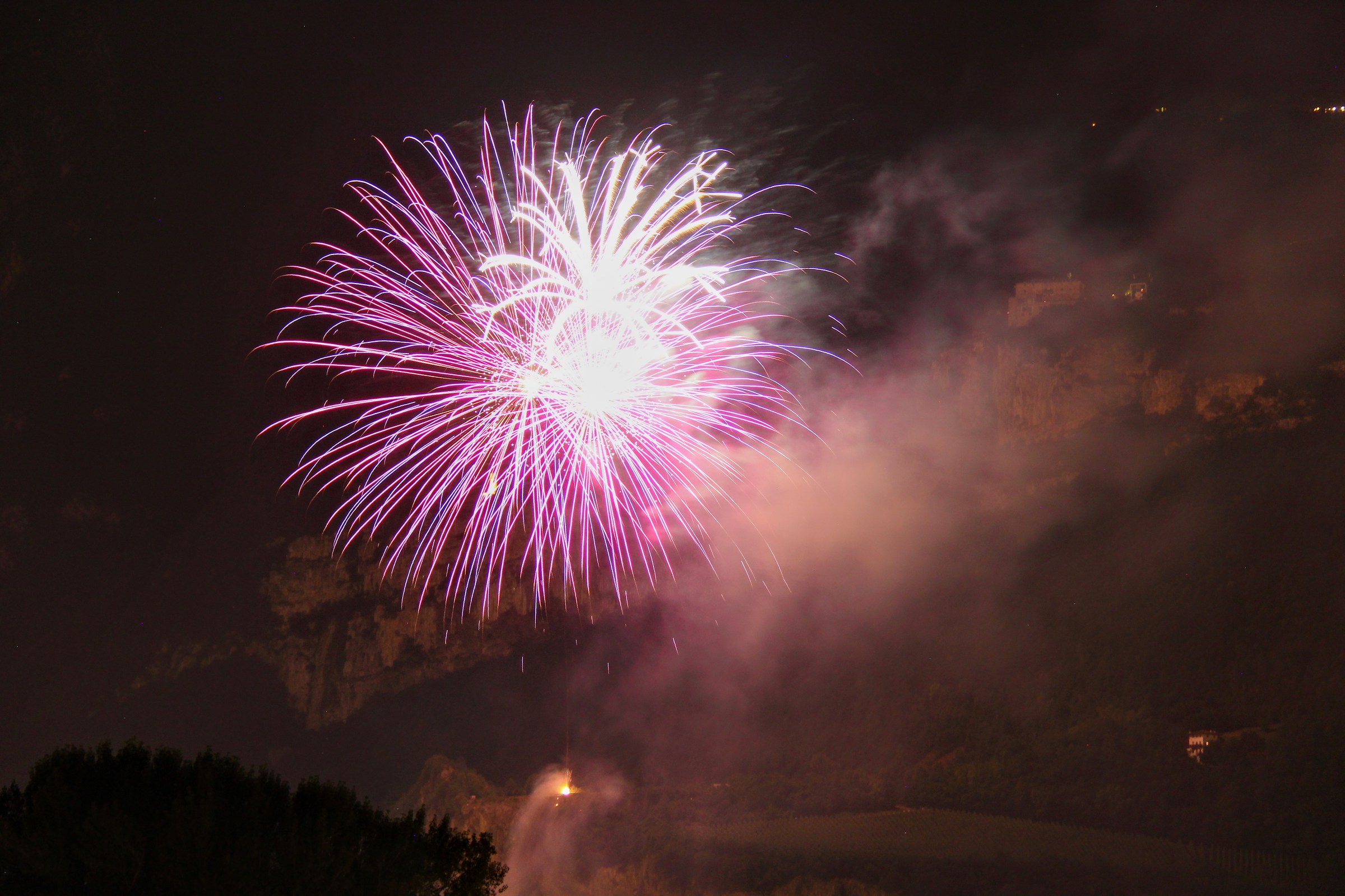 Fuochi d'artificio Feste Vigiliane Trento 2017