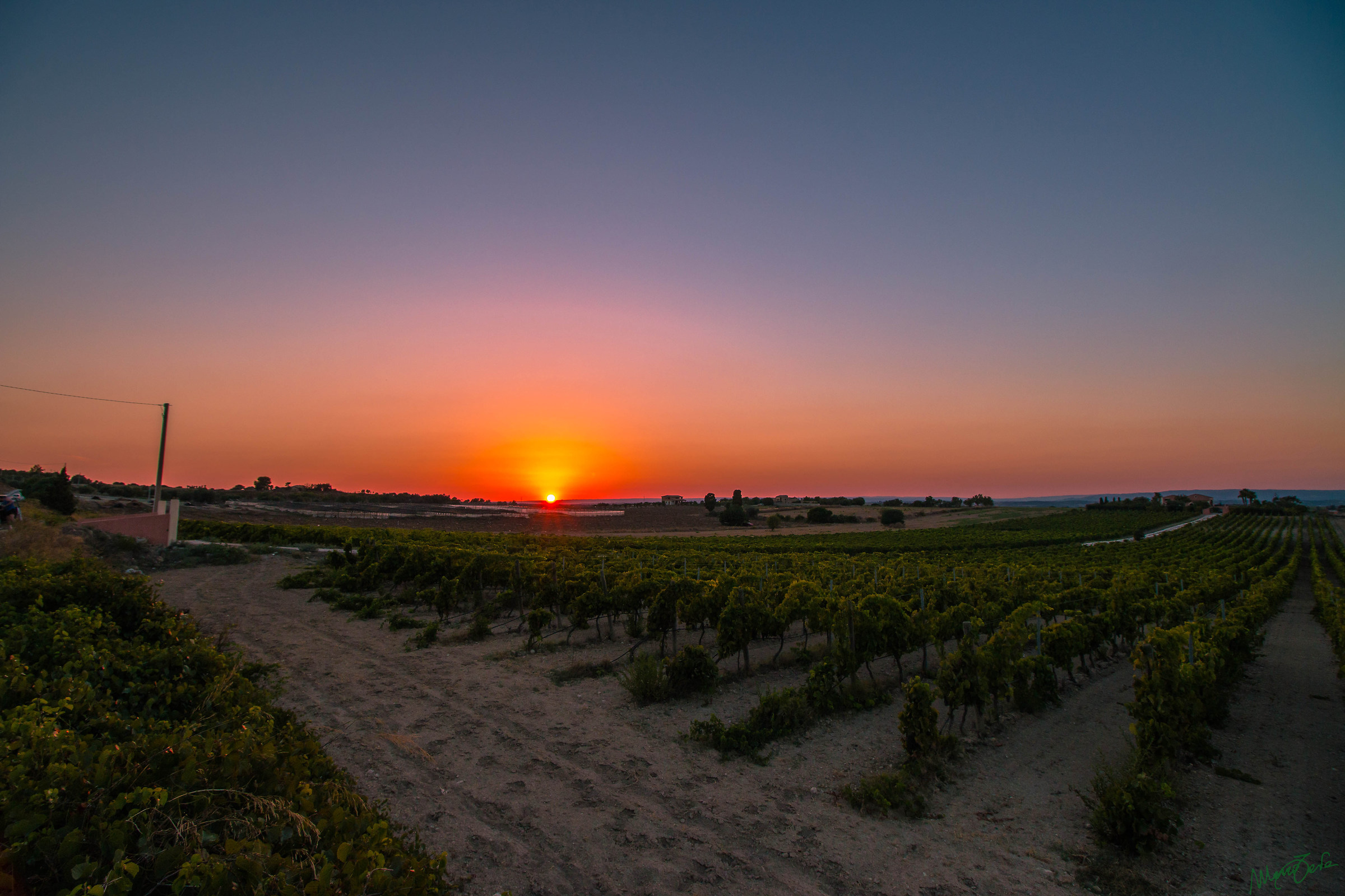 Sunset on Marzamemi screws