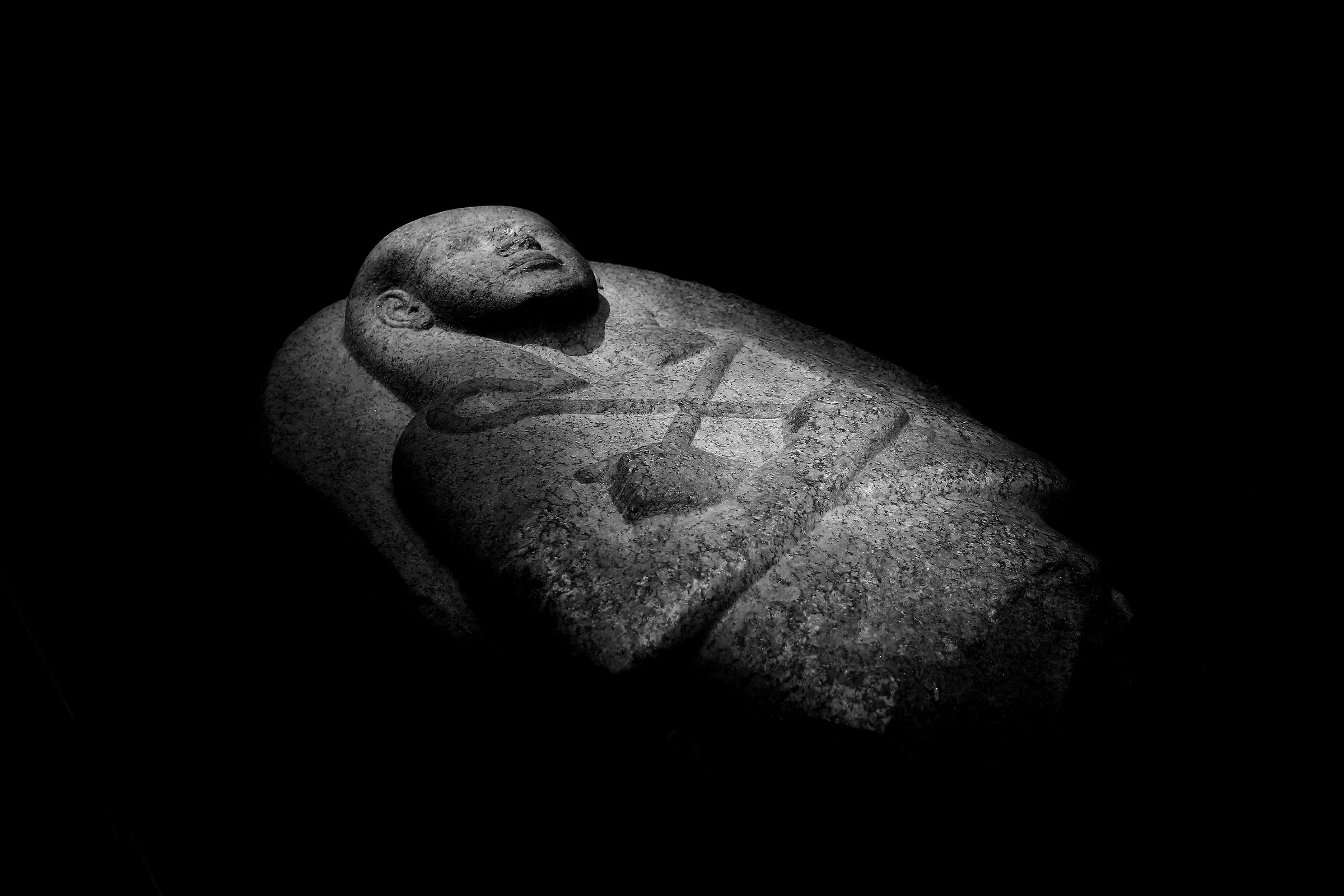 Egyptian museum. Tomb stone