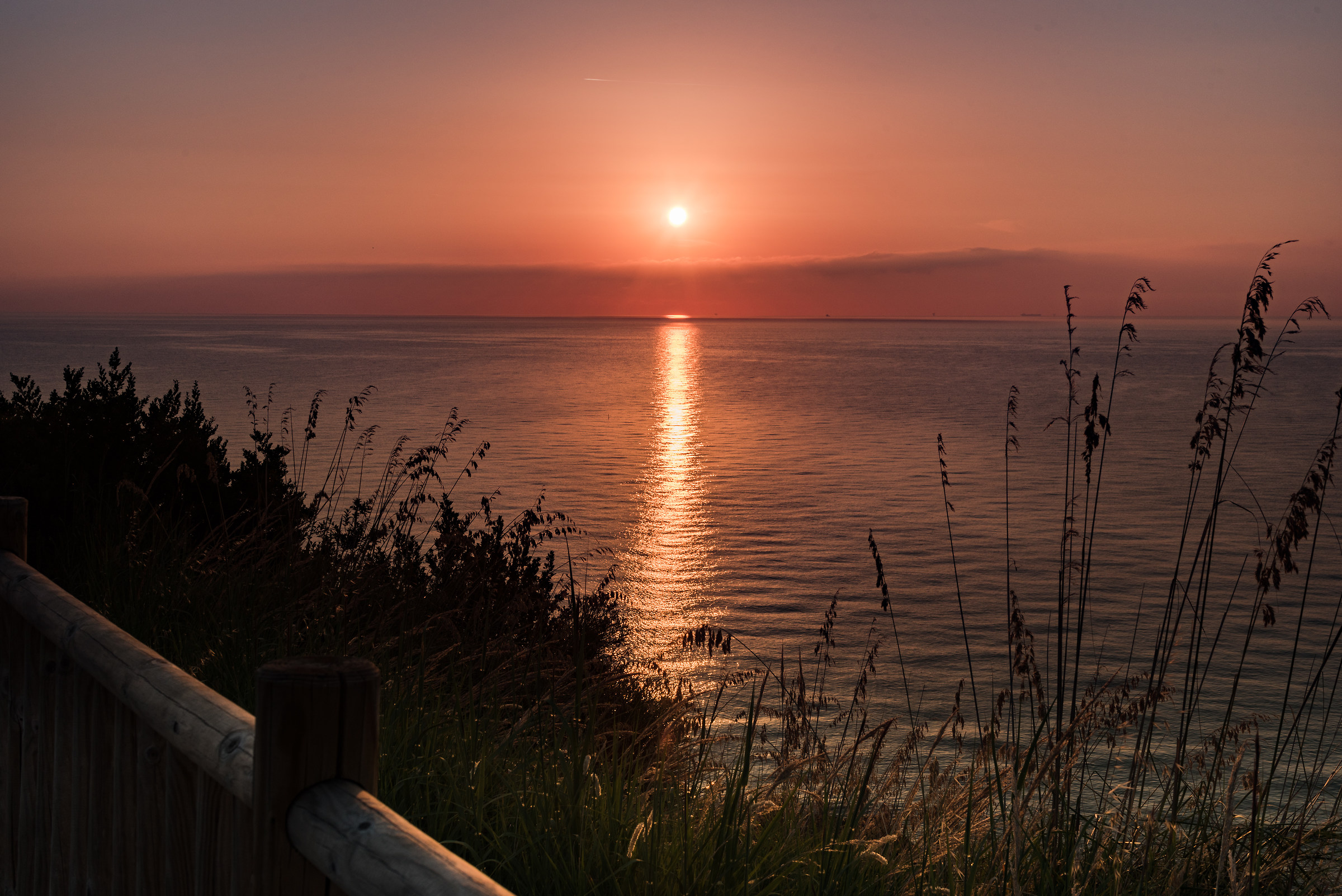 Alba at the village "Grotta del Saraceno"