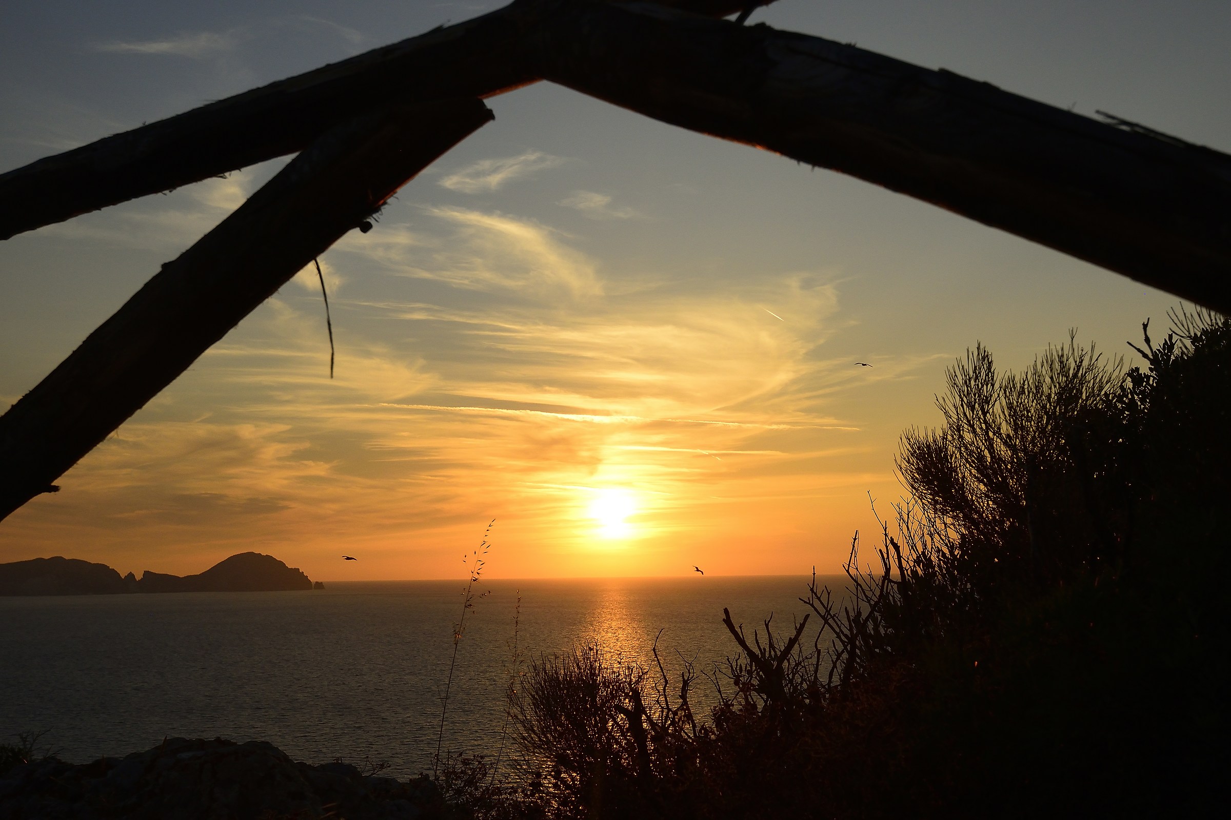 Ponza-Tramonto a Le Forna