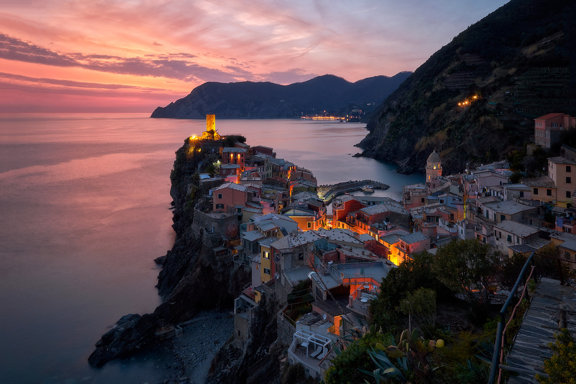 Vernazza in rosa