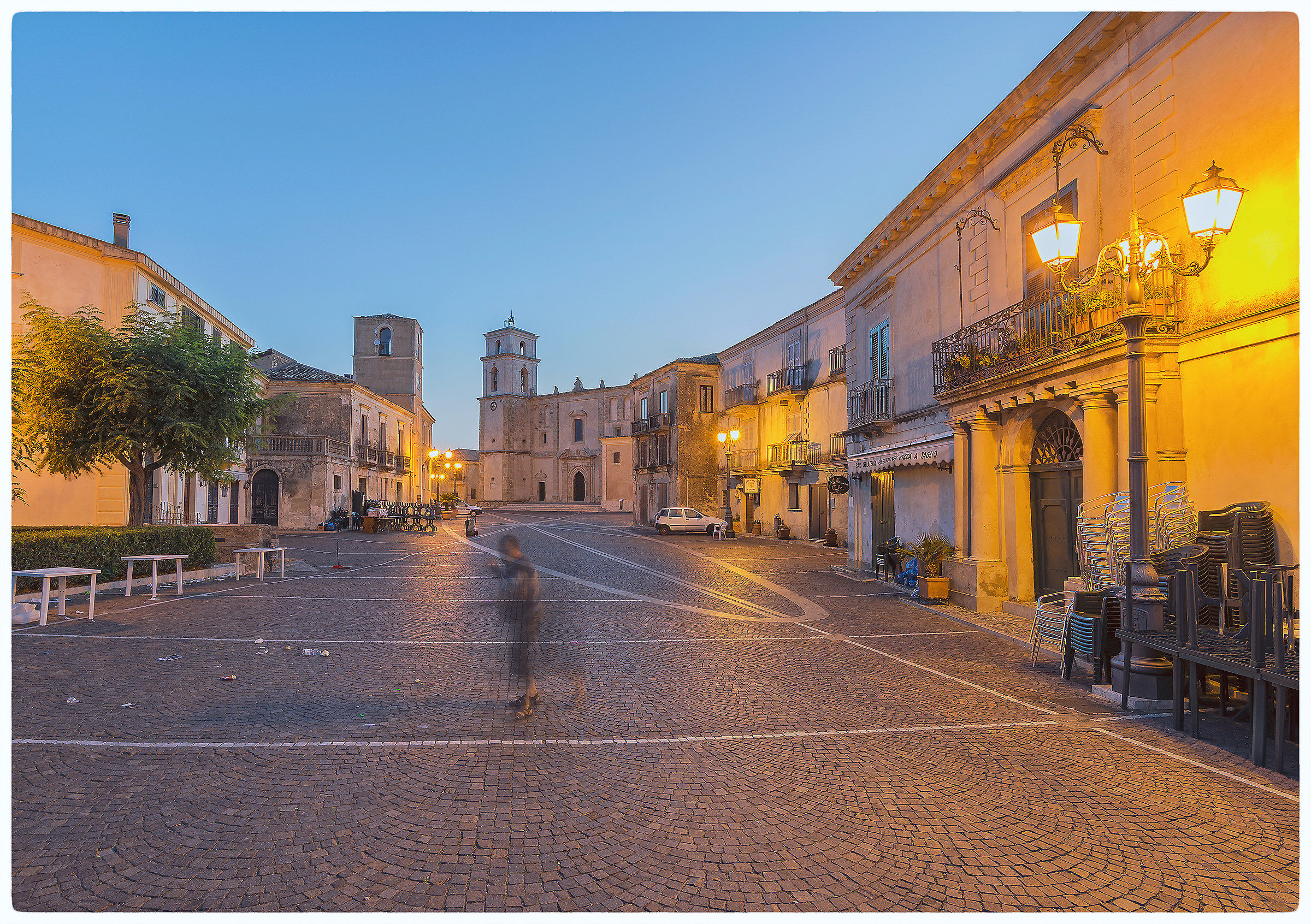 You party and then sweep!