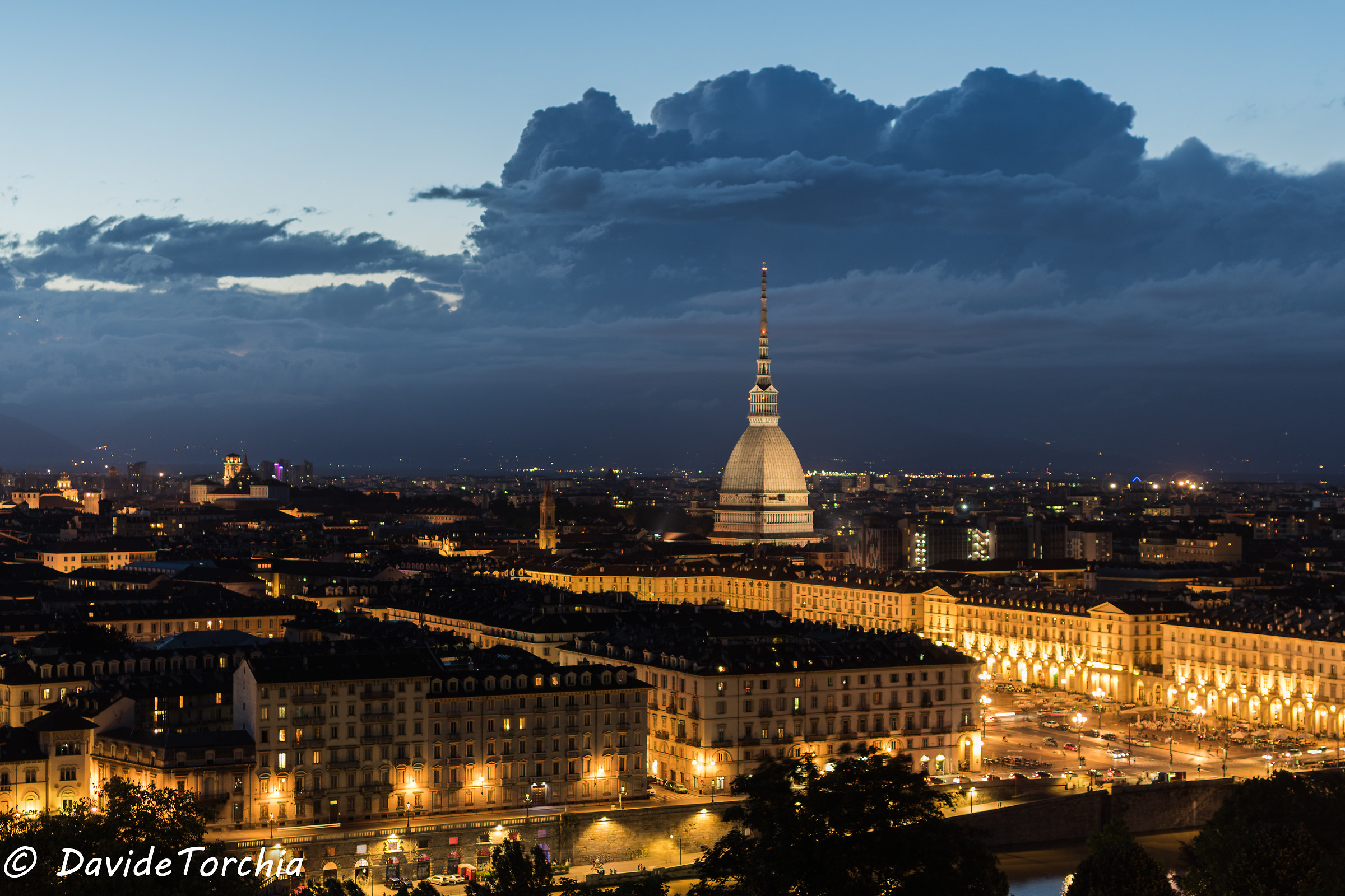 Turin by night