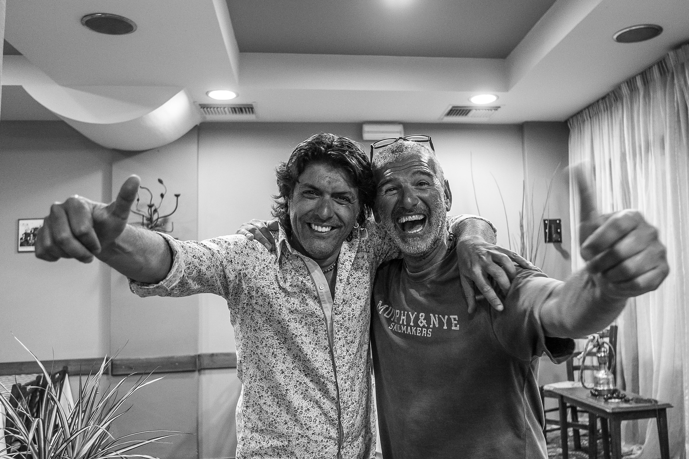 My friend Orlando with Mummy's Cooking Elias in Kos