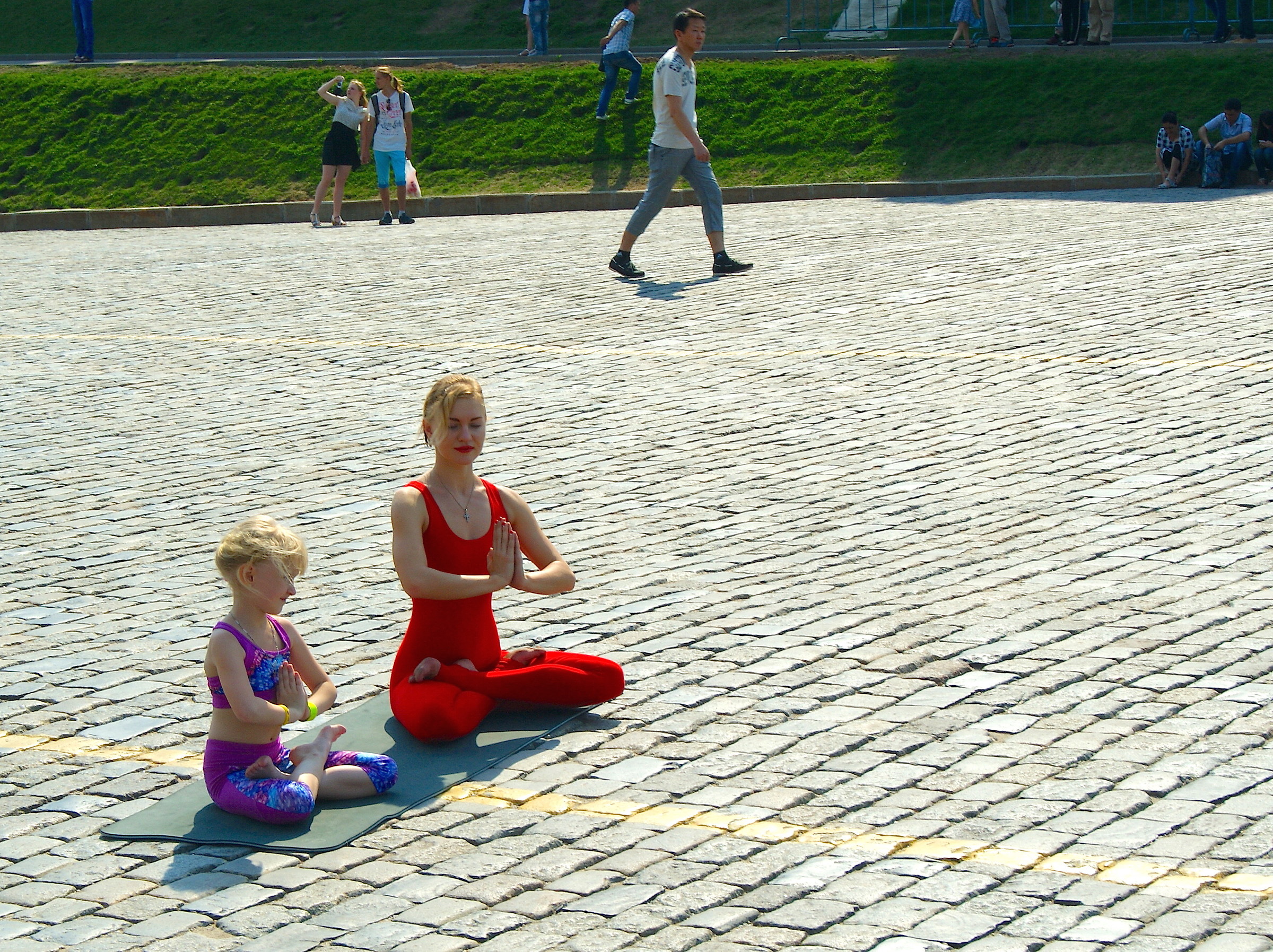 A redhead in Red Square