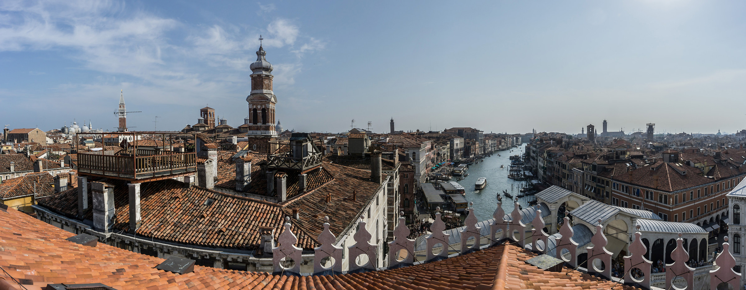 Panorama from the terrace of Fondaco dei Tedeschi - 1