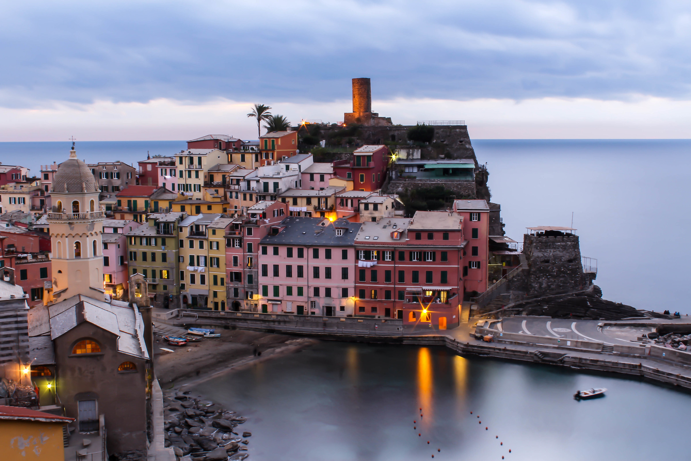 Clouds on Vernazza