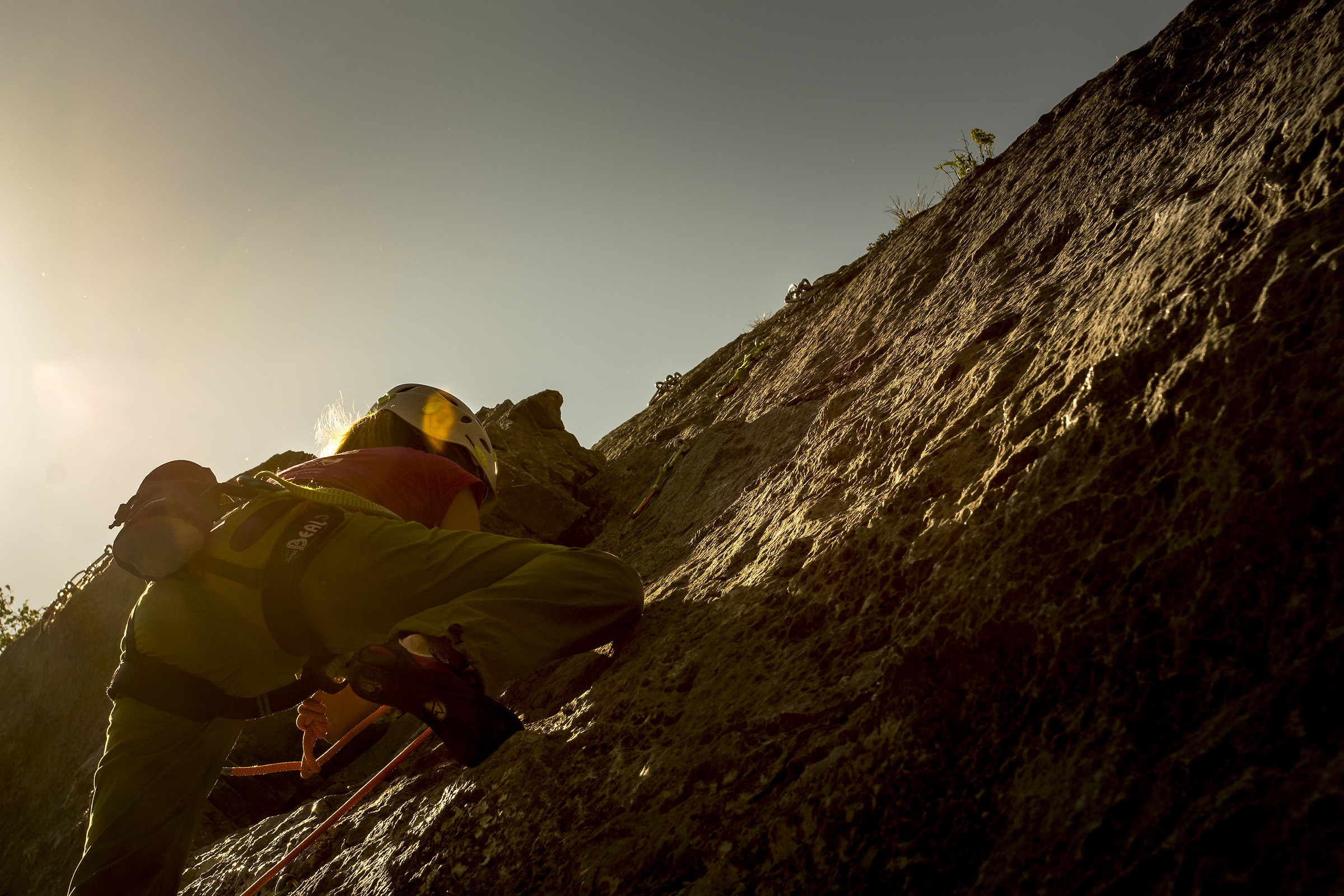 The last light of the day